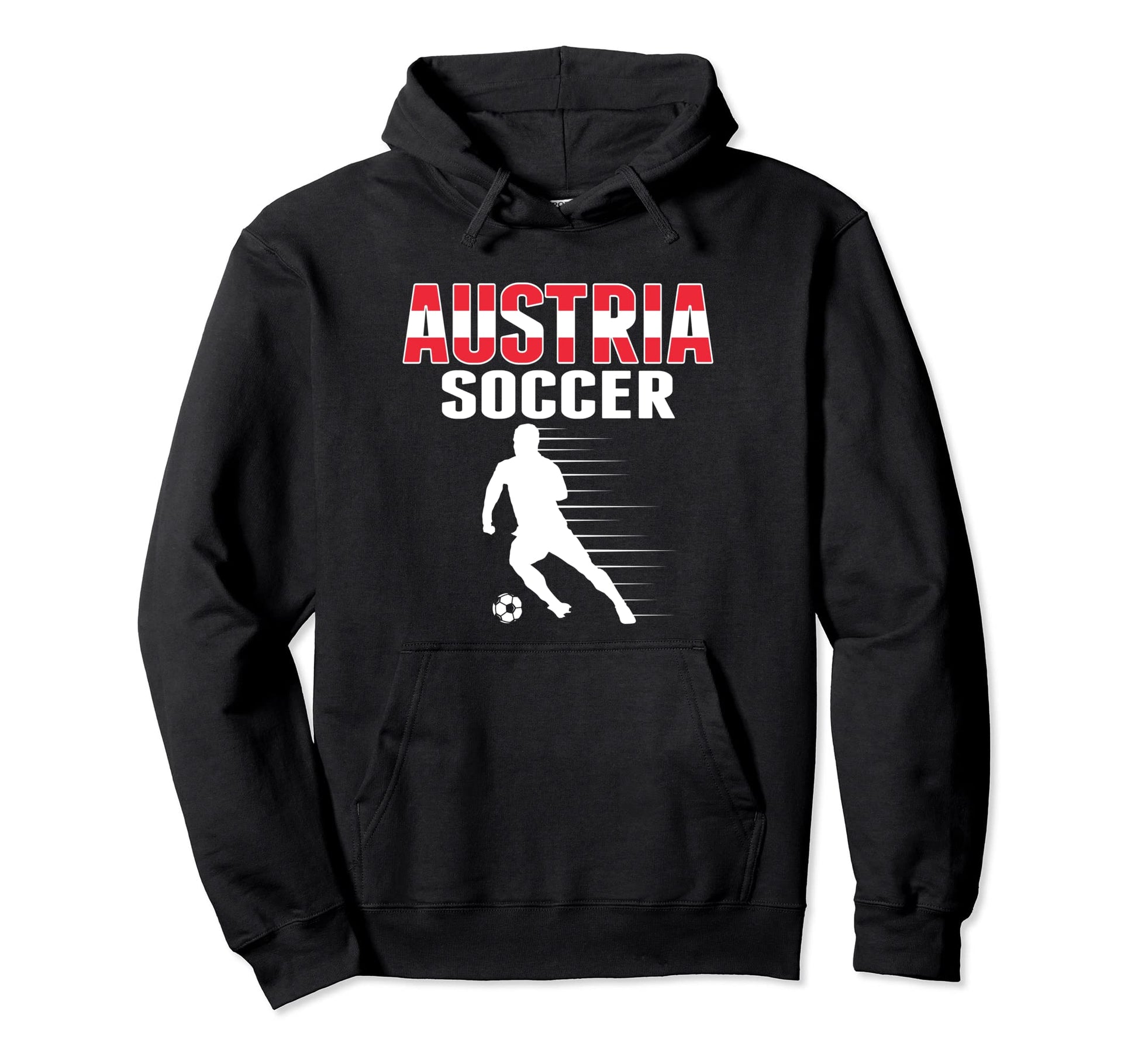 Austria Soccer Fans Jersey Austrian Hoodie - Unique Graphic Men Women - T-Shirt, Sweatshirt, Hoodie