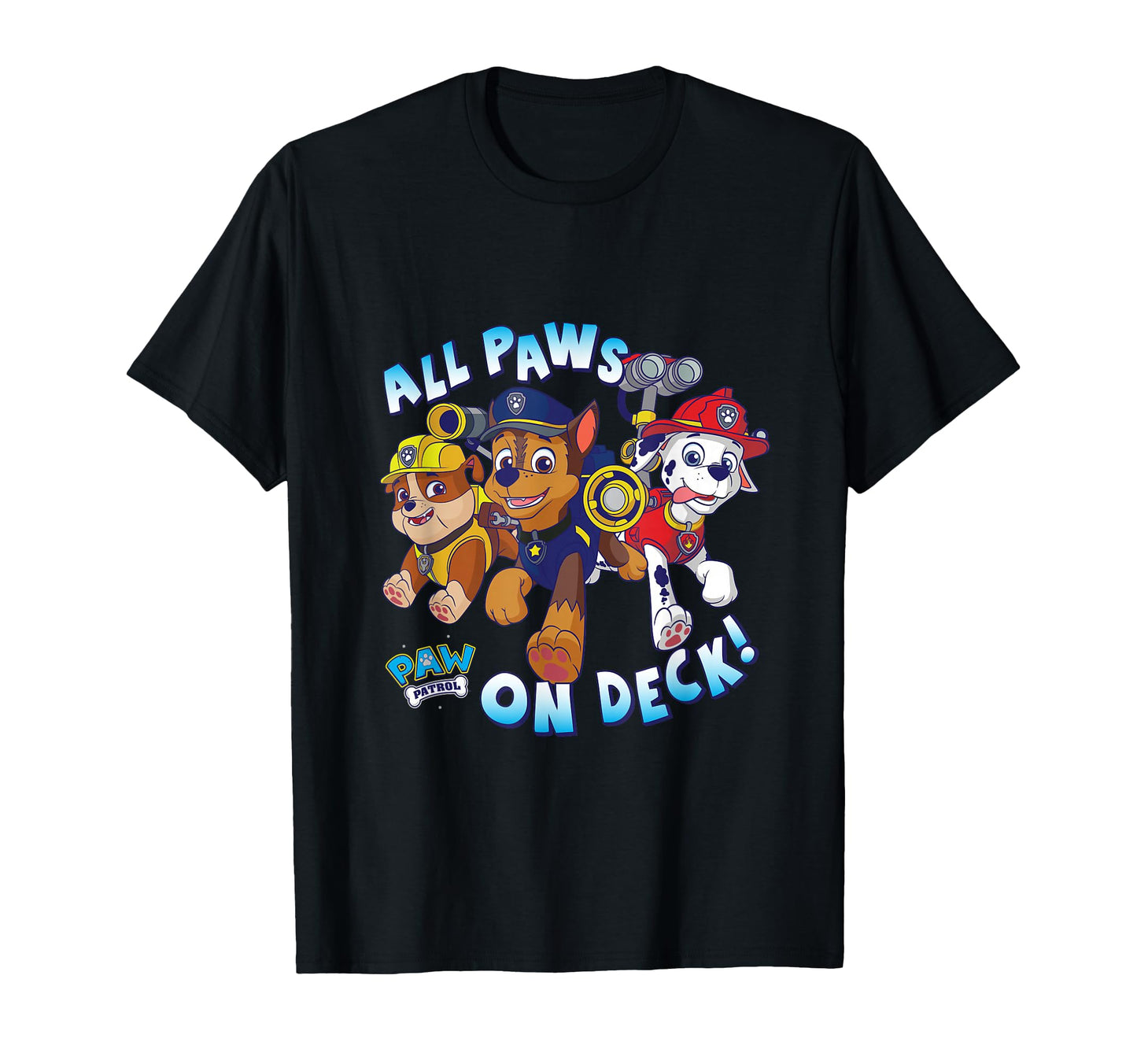 Paw Patrol All Paws Deck Group Characters T-Shirt - Graphic Print Unisex - T-Shirt, Sweatshirt, Hoodie