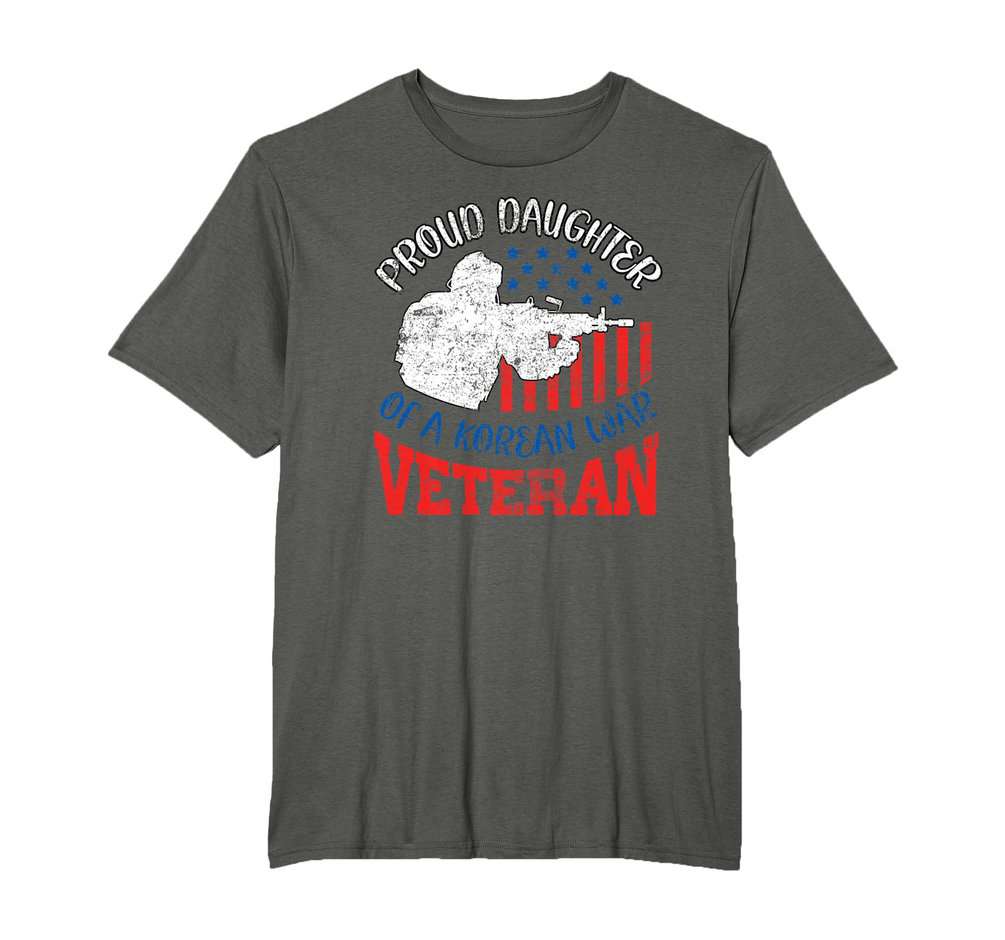 Proud Daughter Korean War Veteran Usa T-Shirt - Unique Graphic Men Women - T-Shirt, Sweatshirt, Hoodie