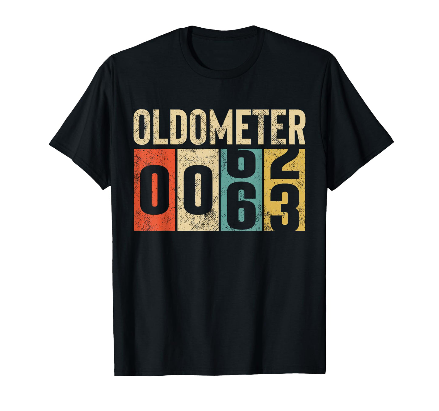 Funny 63 Years Old Oldometer 63Rd T-Shirt - Trendy Graphic Men Women - T-Shirt, Sweatshirt, Hoodie