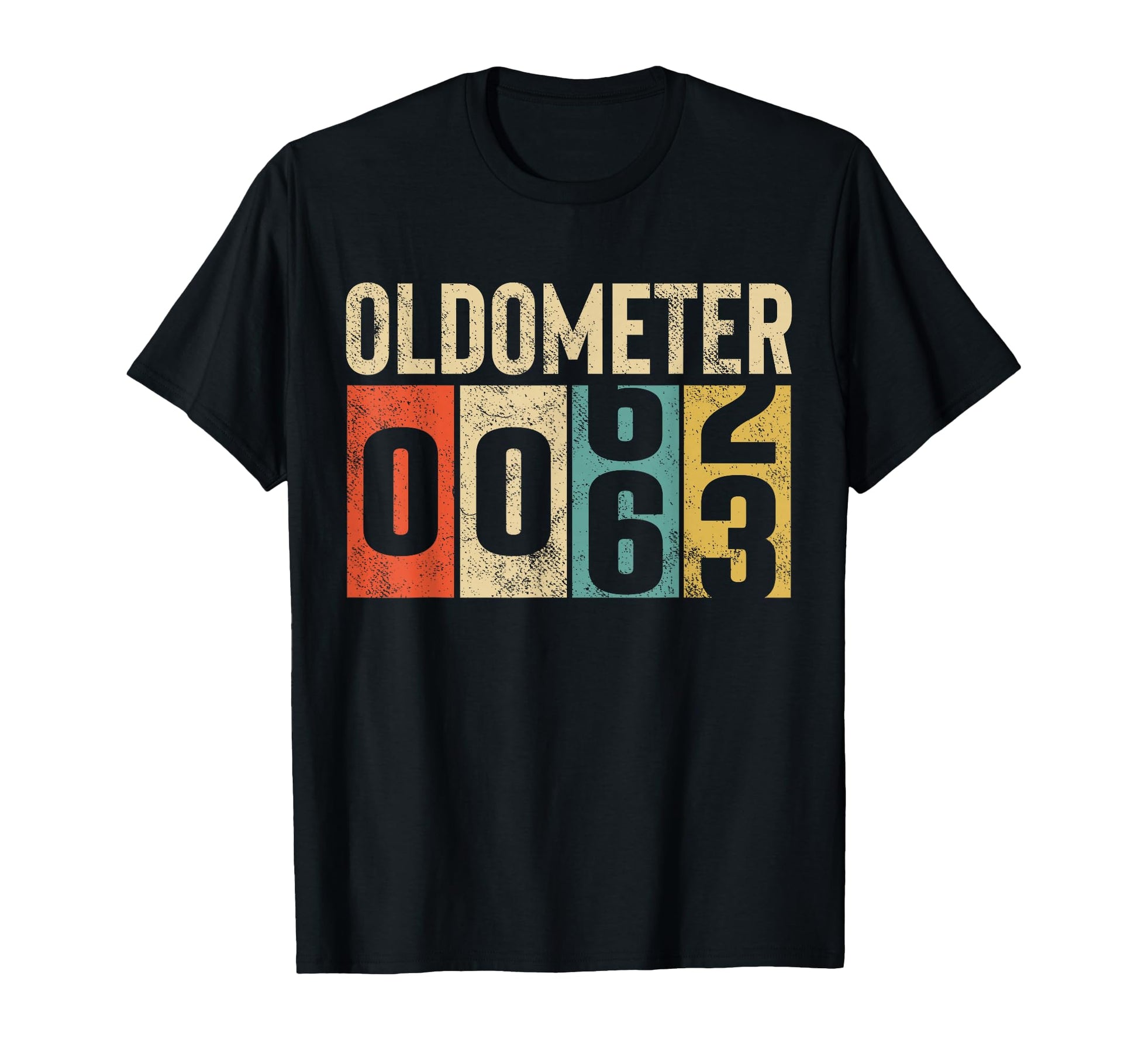 Funny 63 Years Old Oldometer 63Rd T-Shirt - Trendy Graphic Men Women - T-Shirt, Sweatshirt, Hoodie