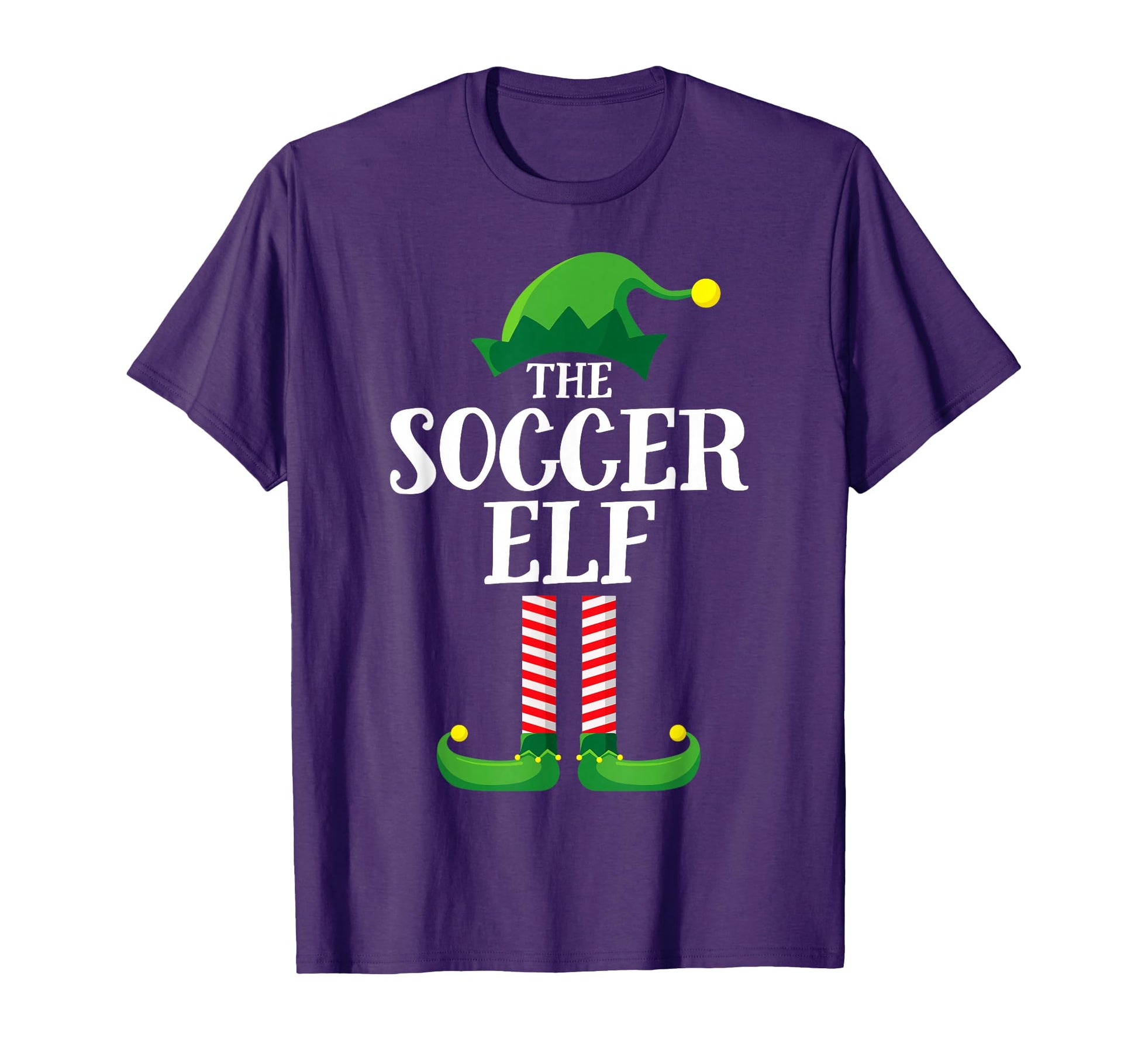 Soccer Elf Matching Family Group Party T-Shirt - Minimalist Print Unisex - T-Shirt, Sweatshirt, Hoodie