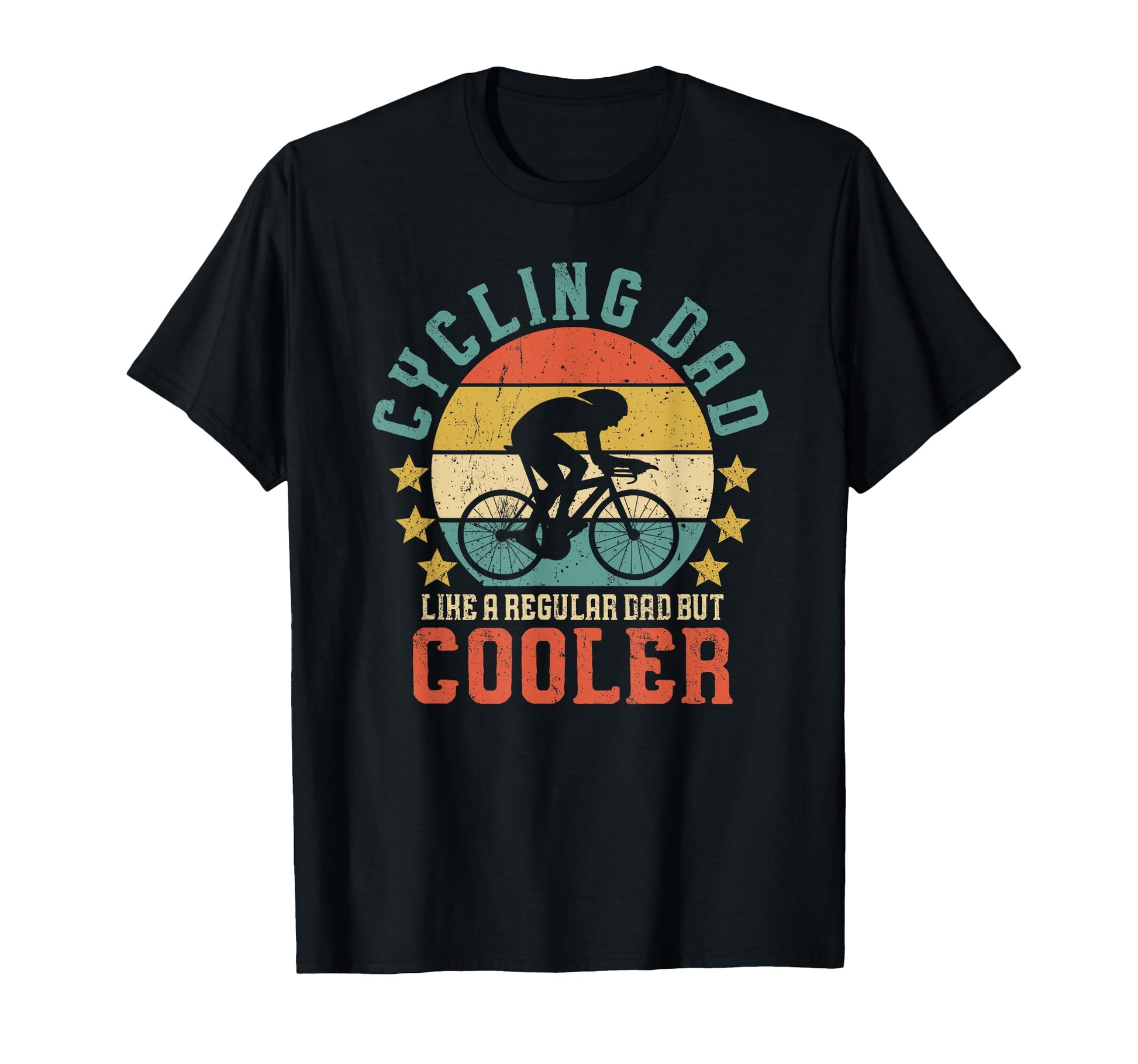Cycling Dad Bike Rider Cyclist Fathers T-Shirt - Graphic Print Men Women - T-Shirt, Sweatshirt, Hoodie