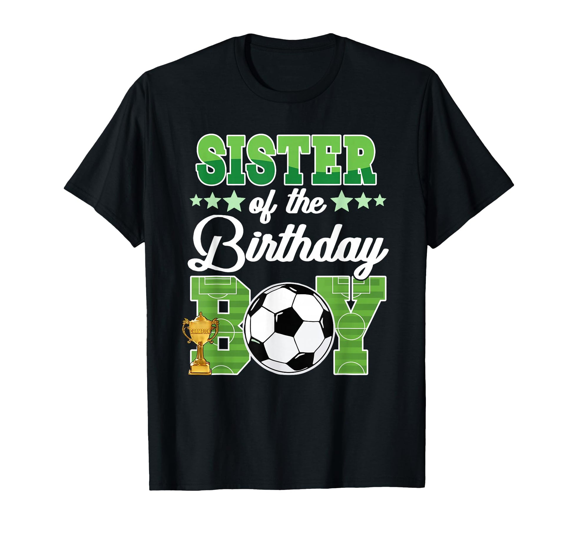 Soccer Sister Birthday Party Soccer T-Shirt - Aesthetic Graphic for Adults - T-Shirt, Sweatshirt, Hoodie