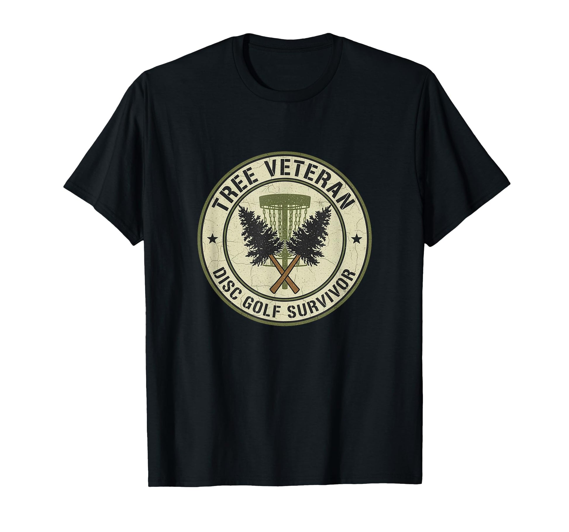 Funny Disc Golf Survivor Tree Magnet T-Shirt - Custom Art Print Unisex - T-Shirt, Sweatshirt, Hoodie