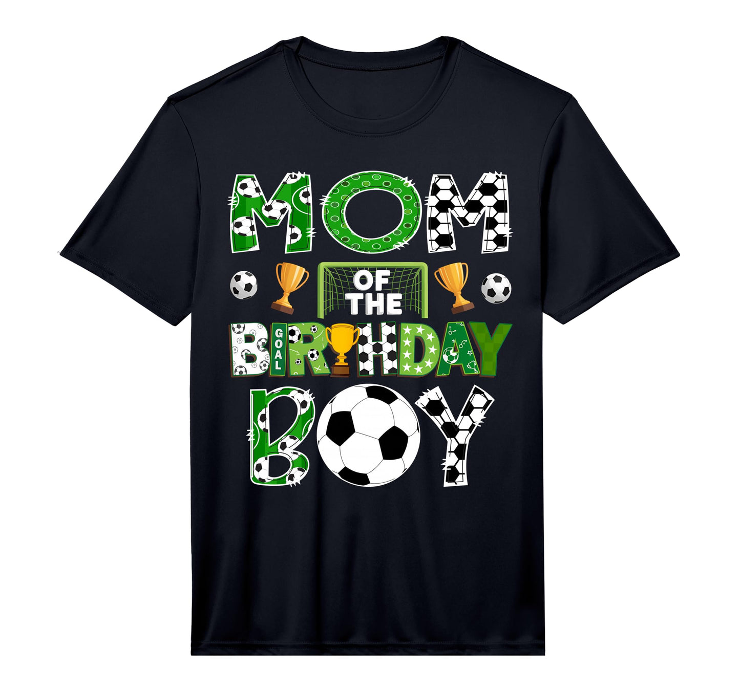 Mom Birthday Soccer Player Game Day T-Shirt - Unique Graphic Men Women - T-Shirt, Sweatshirt, Hoodie