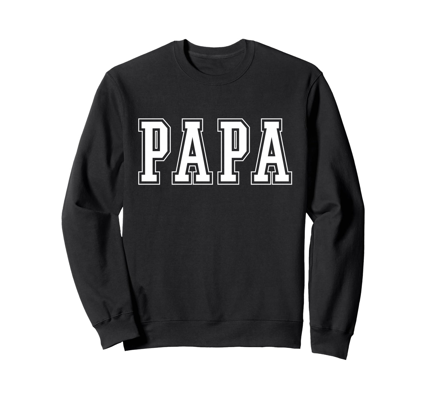 Varsity Papa Grandpa Sweatshirt - Aesthetic Graphic Unisex - T-Shirt, Sweatshirt, Hoodie