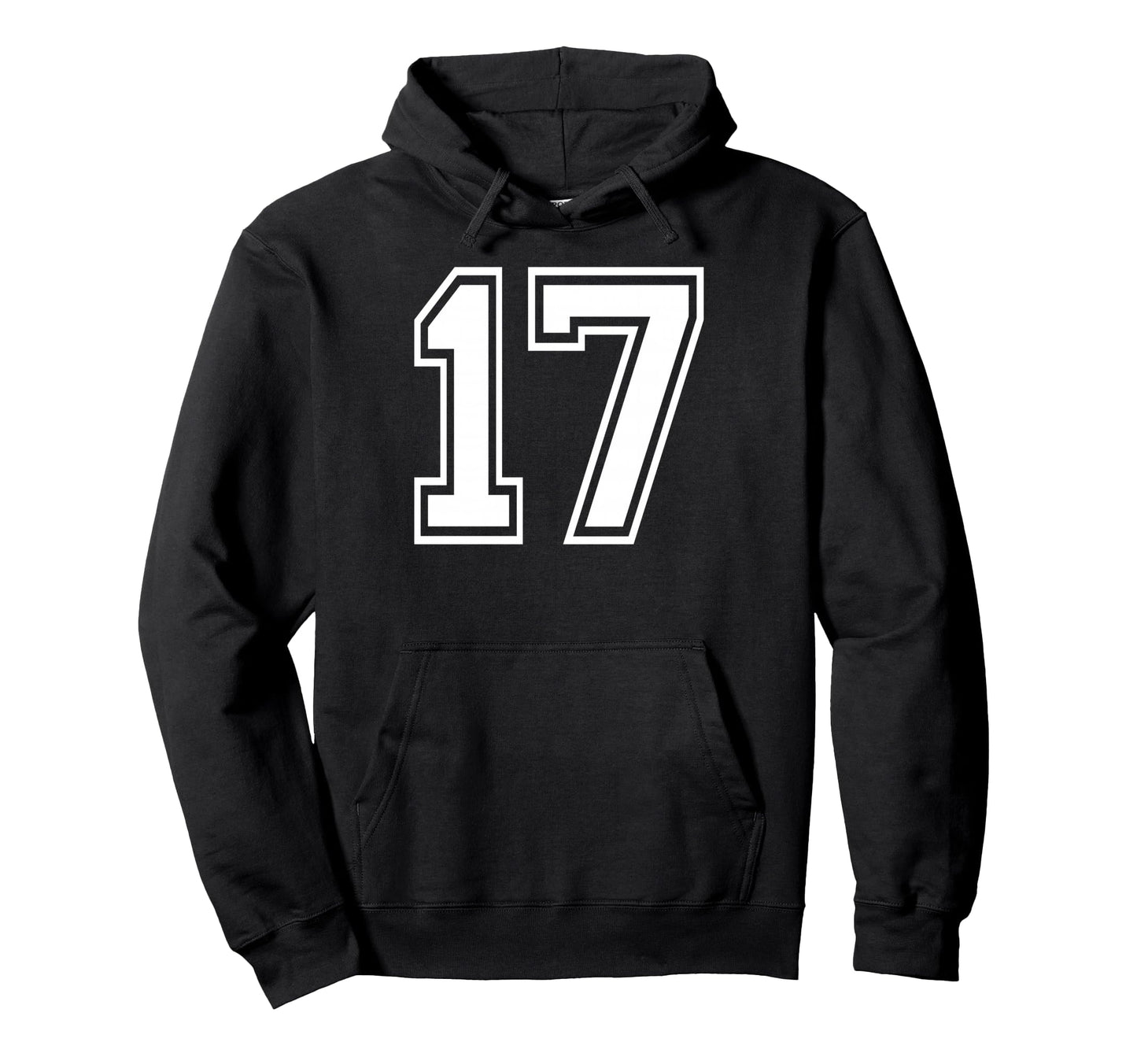 17 Number Seventeen Team Sports Hoodie - Streetwear Style Men Women - T-Shirt, Sweatshirt, Hoodie