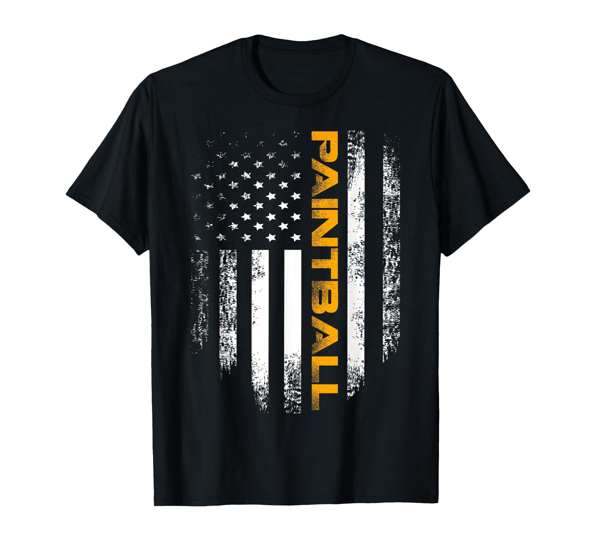 Paintball American Flag Sports Gift T-Shirt - Custom Art Print Unisex - T-Shirt, Sweatshirt, Hoodie