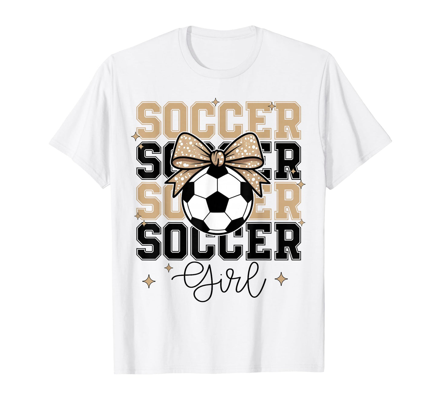 Groovy Soccer Coquette Bow Soccer Sports T-Shirt - Streetwear Style Unisex - T-Shirt, Sweatshirt, Hoodie