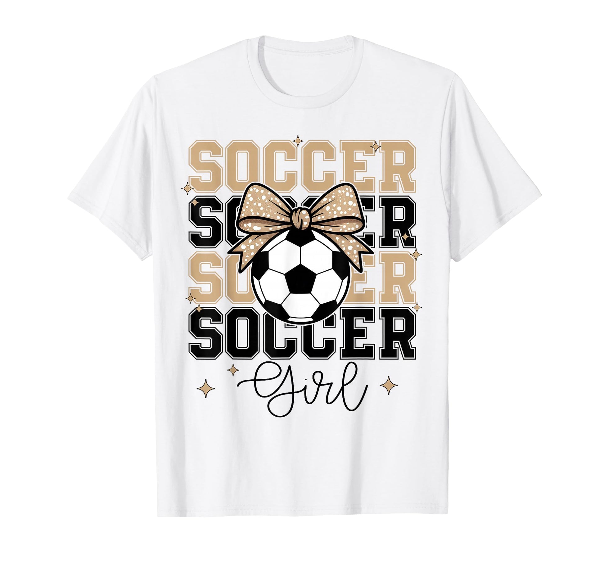 Groovy Soccer Coquette Bow Soccer Sports T-Shirt - Streetwear Style Unisex - T-Shirt, Sweatshirt, Hoodie