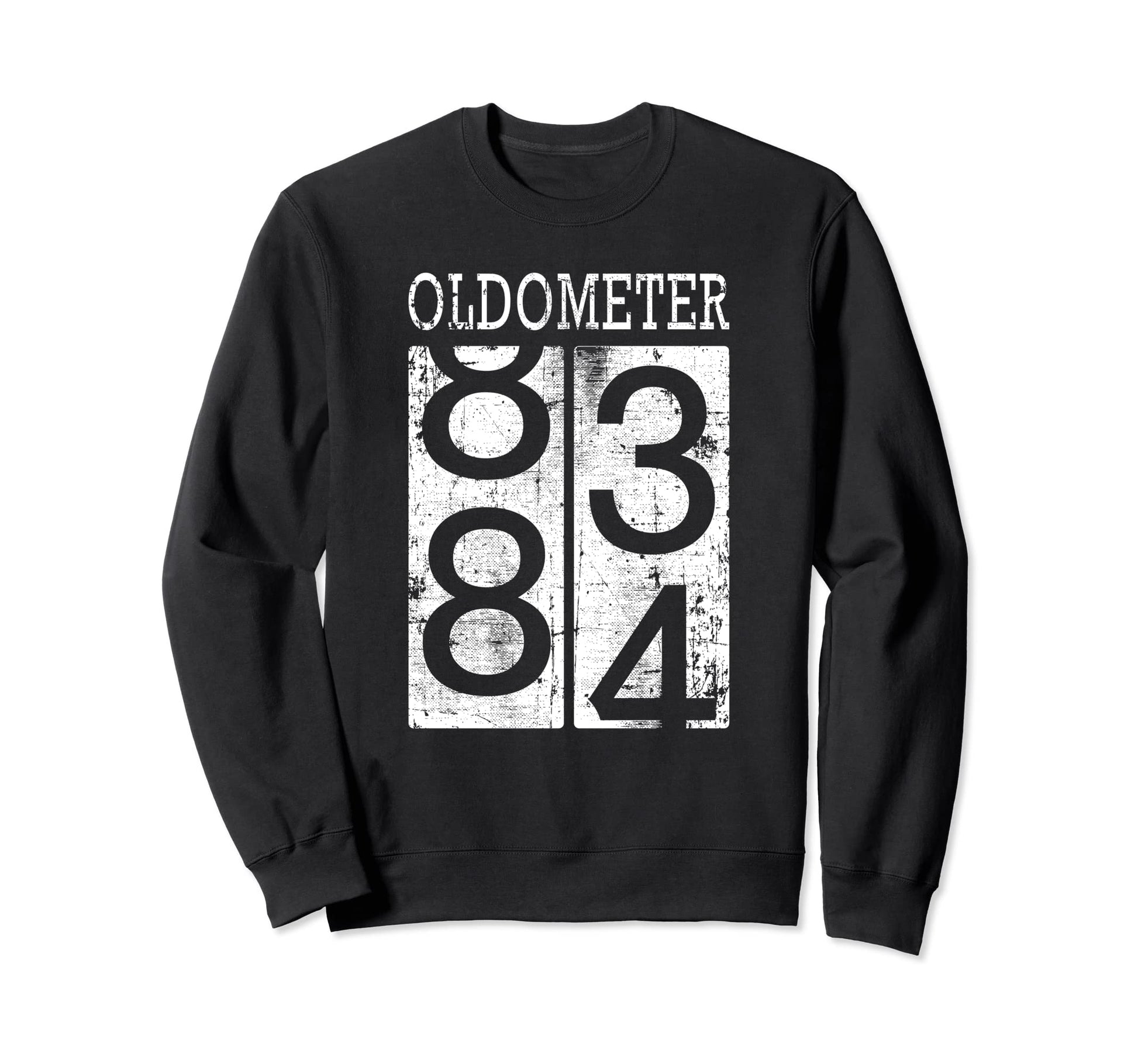 Oldometer Funny 84Th Birthday Sweatshirt - Unique Graphic Men Women - T-Shirt, Sweatshirt, Hoodie