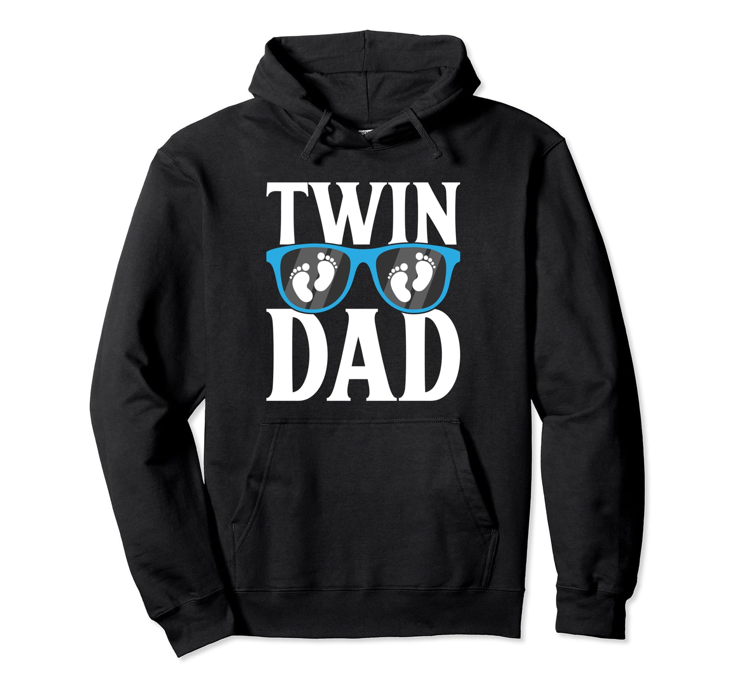 Twin Dad Father Two Dad Twins Hoodie - Trendy Graphic Men Women - T-Shirt, Sweatshirt, Hoodie
