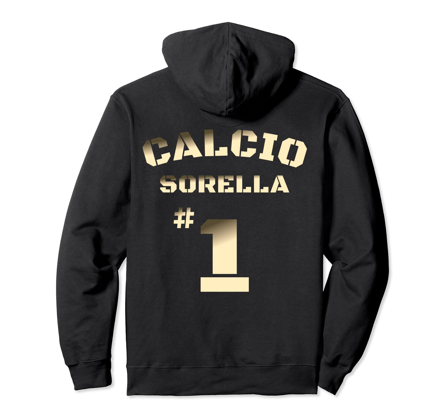 Italian Calcio Sorella Hoodie - Minimalist Print Men Women - T-Shirt, Sweatshirt, Hoodie