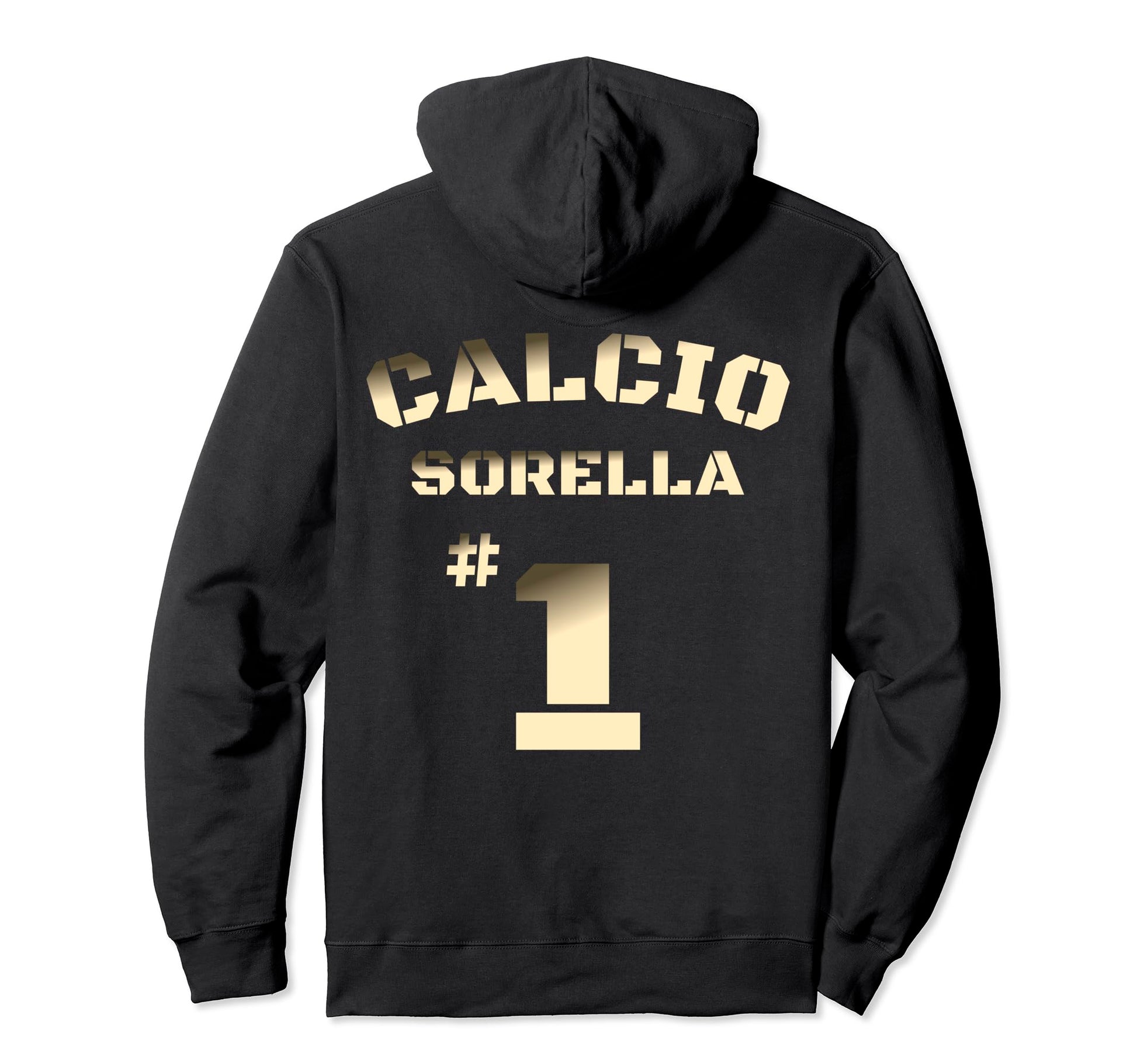 Italian Calcio Sorella Hoodie - Minimalist Print Men Women - T-Shirt, Sweatshirt, Hoodie