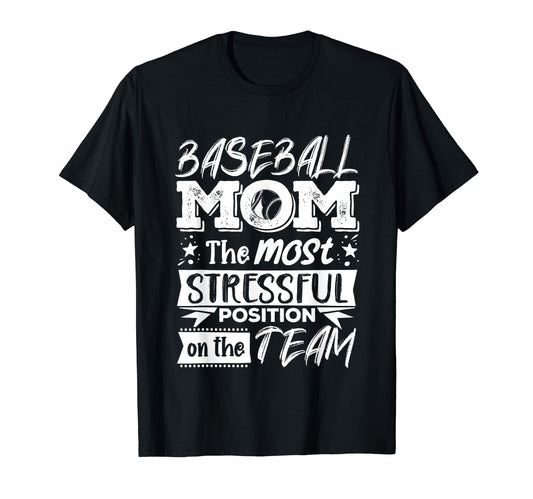 Baseball Mom Baseball Lover T-Shirt - Fun Novelty Design Men Women - T-Shirt, Sweatshirt, Hoodie
