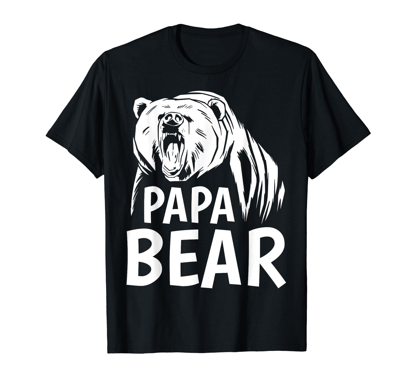 Mens Papa Bear Grizzly Bear Fathers Day T-Shirt - Novelty Apparel Unisex - T-Shirt, Sweatshirt, Hoodie
