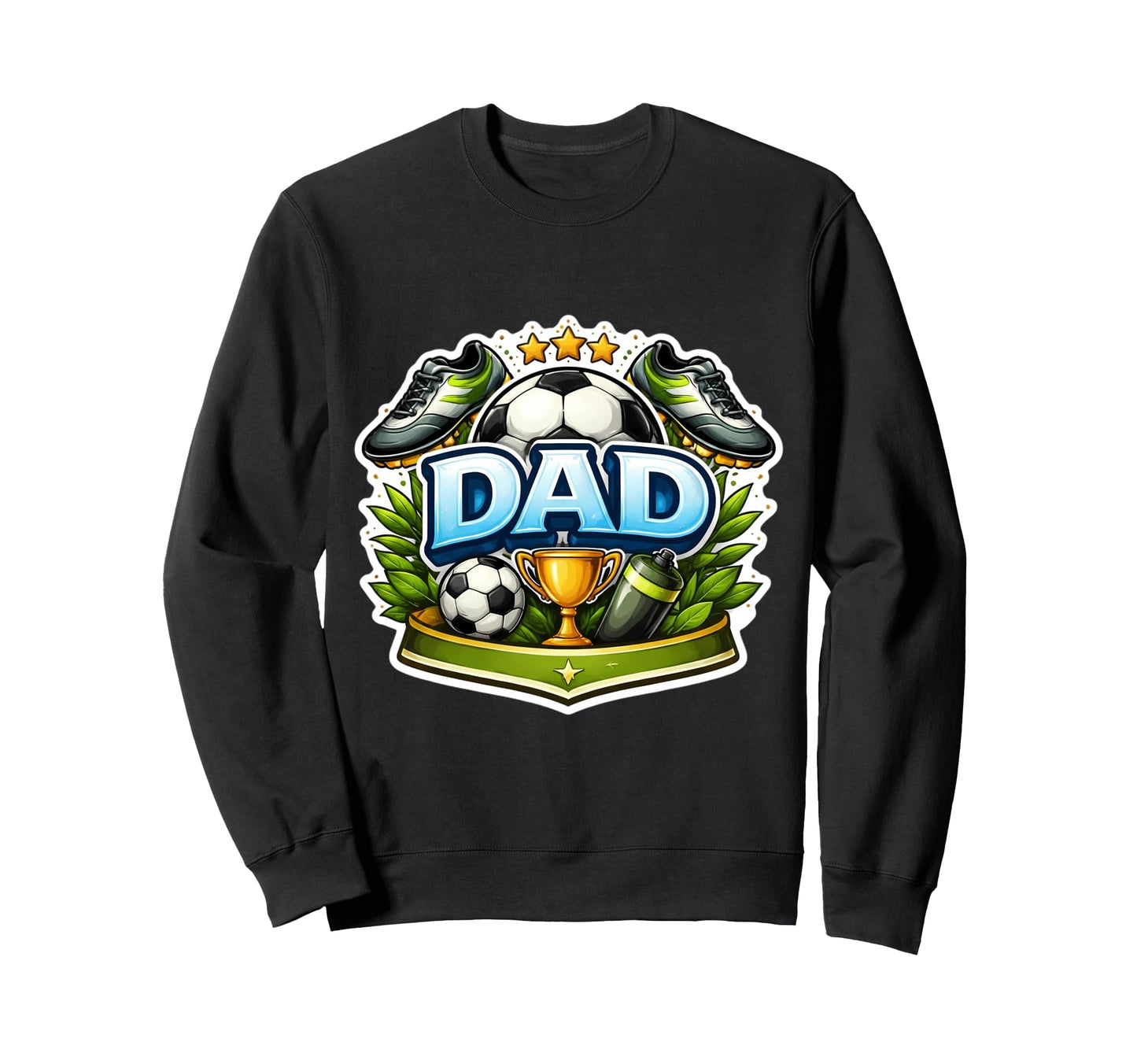 Soccer Dad Fathers Day Football Sweatshirt - Aesthetic Graphic Men Women - T-Shirt, Sweatshirt, Hoodie