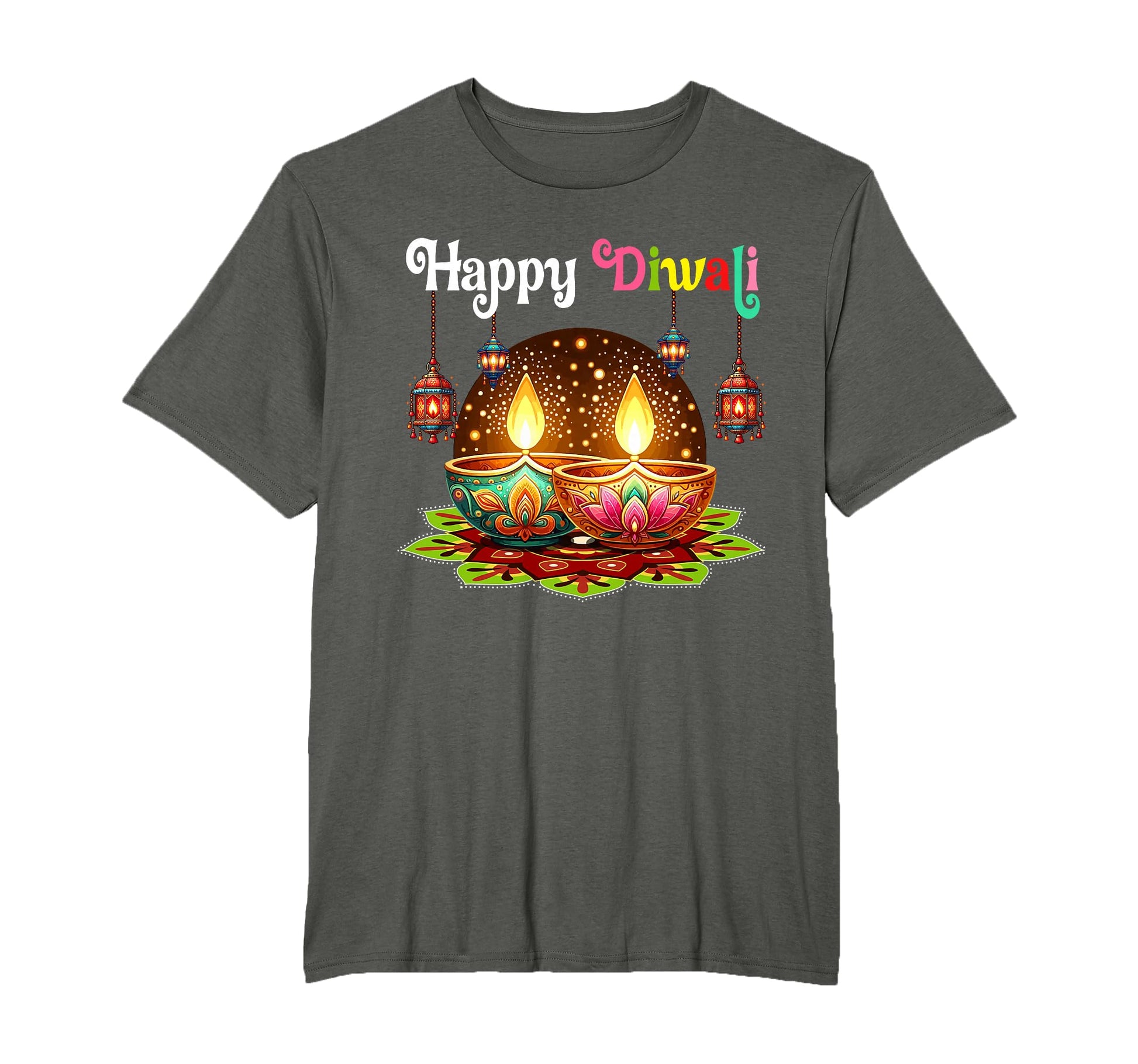 Happy Diwali Funny Festival Proud T-Shirt - Casual Everyday Wear Unisex - T-Shirt, Sweatshirt, Hoodie