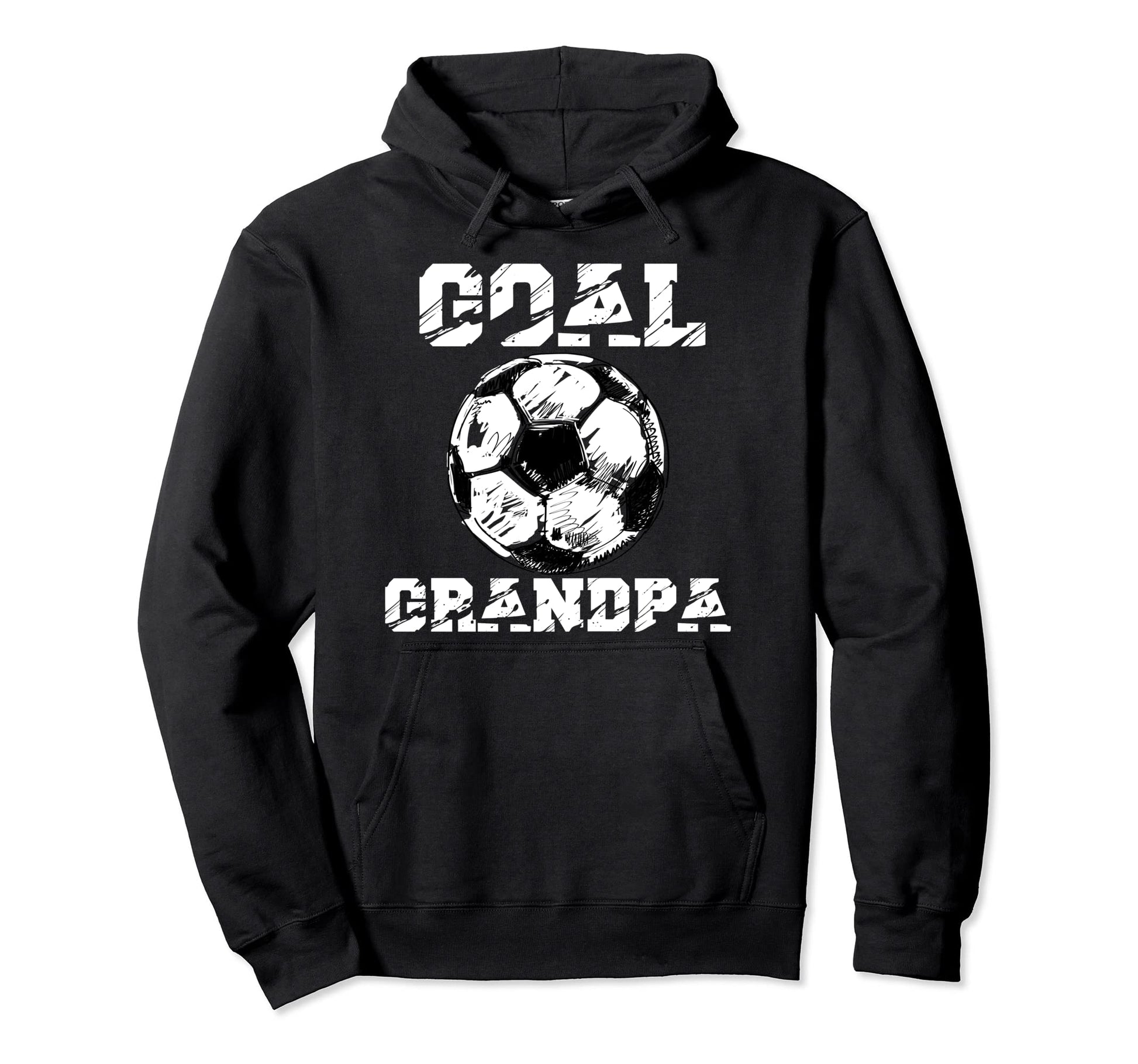 Goal Grandpa Funny Football Soccer Hoodie - Fun Novelty Design Unisex - T-Shirt, Sweatshirt, Hoodie