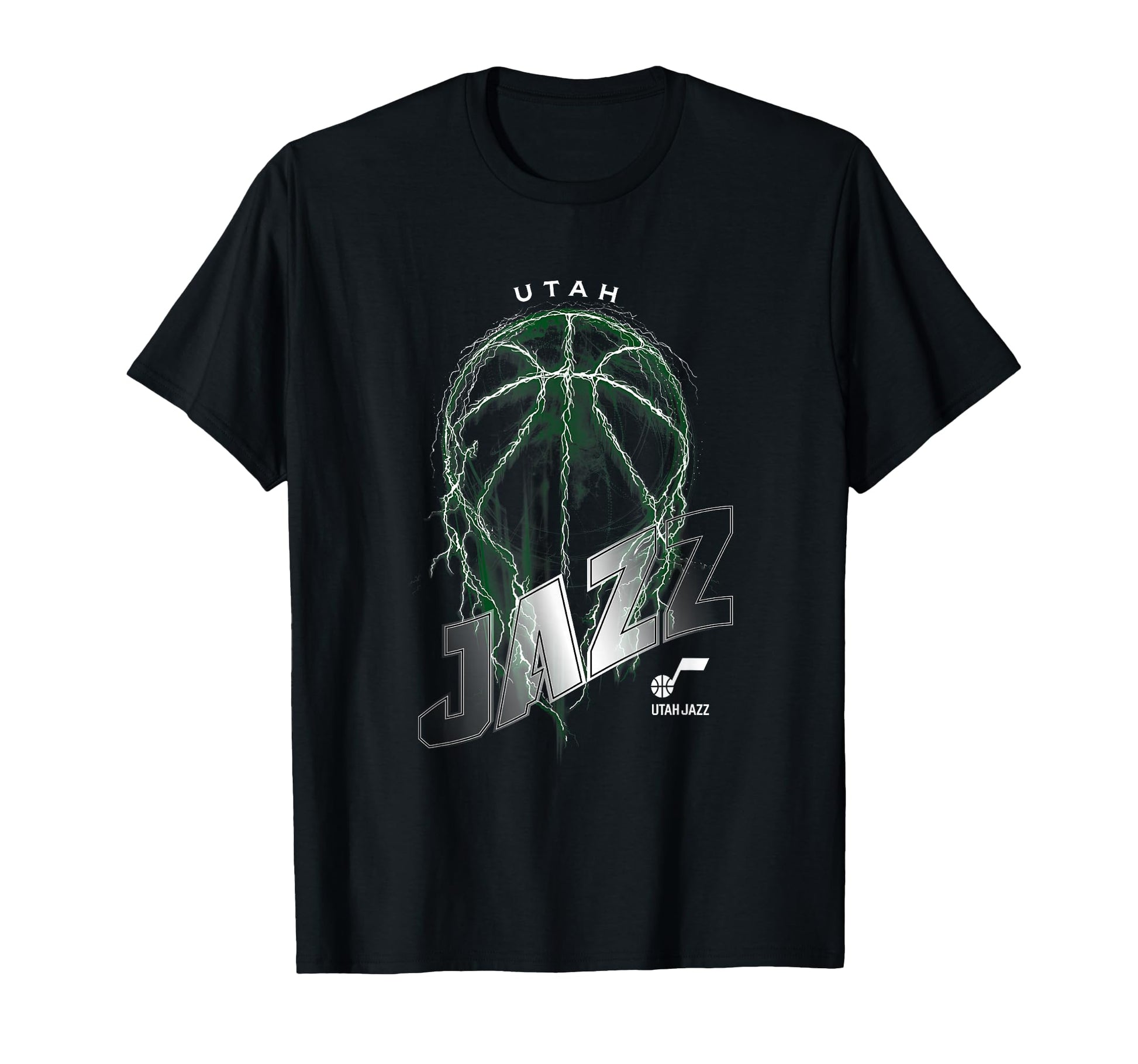 Nba Utah Jazz Lightning Bolt Basketball T-Shirt - Aesthetic Graphic Unisex - T-Shirt, Sweatshirt, Hoodie