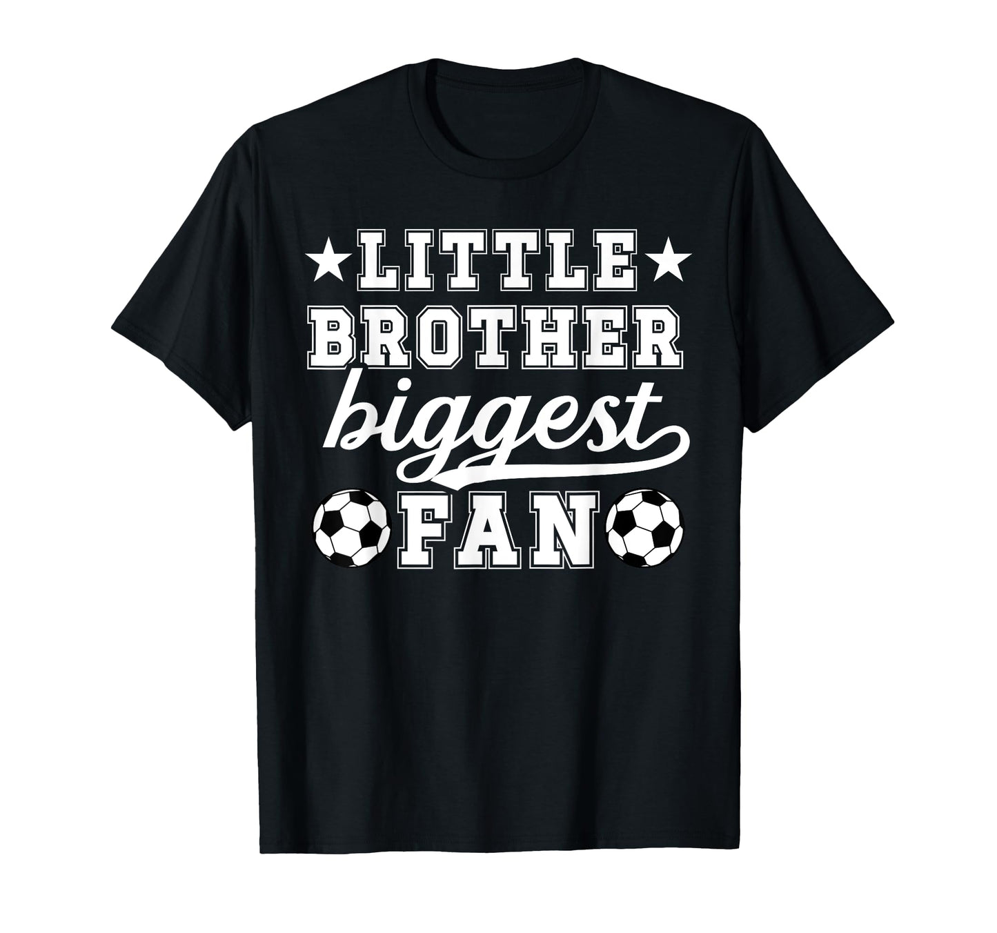 Little Brother Soccer Brother Soccer T-Shirt - Custom Art Print for Adults - T-Shirt, Sweatshirt, Hoodie