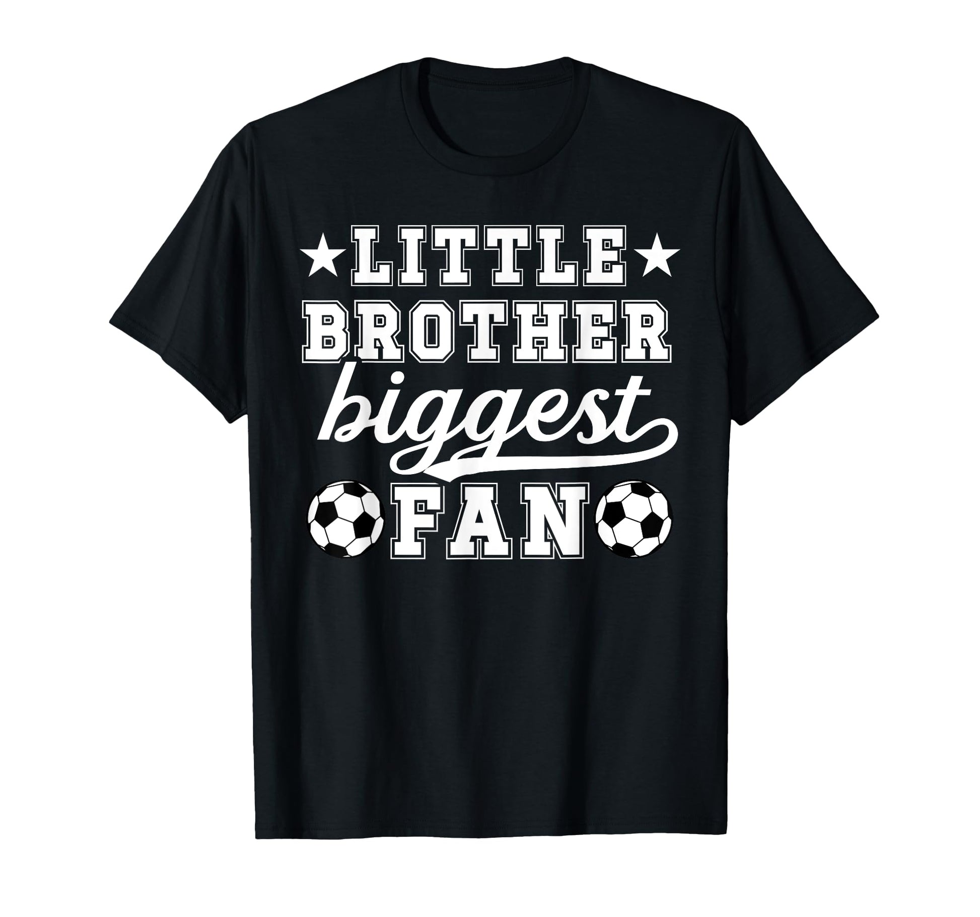 Little Brother Soccer Brother Soccer T-Shirt - Custom Art Print for Adults - T-Shirt, Sweatshirt, Hoodie