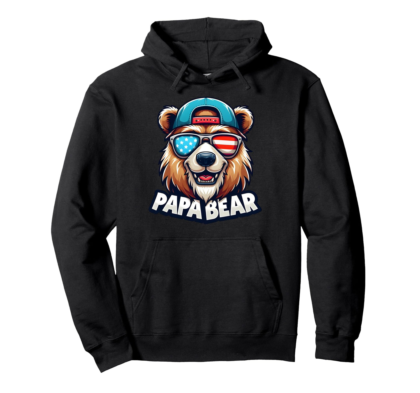 Papa Bear Gifts Funny Birthday Fun Gift Hoodie - Streetwear Style Unisex - T-Shirt, Sweatshirt, Hoodie