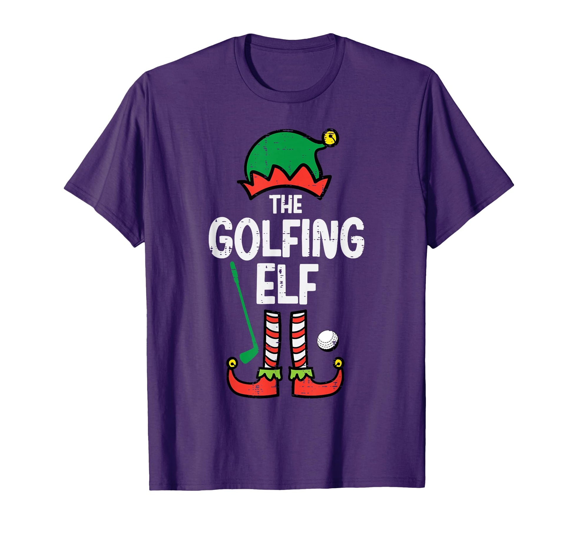 Golfing Elf Golf Family Match Golfer T-Shirt - Unique Graphic for Adults - T-Shirt, Sweatshirt, Hoodie