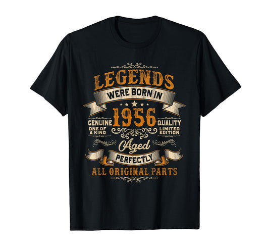70 Years Old 1956 Legend 70Th Birthday Gifts T-Shirt - Graphic Print Unisex - T-Shirt, Sweatshirt, Hoodie
