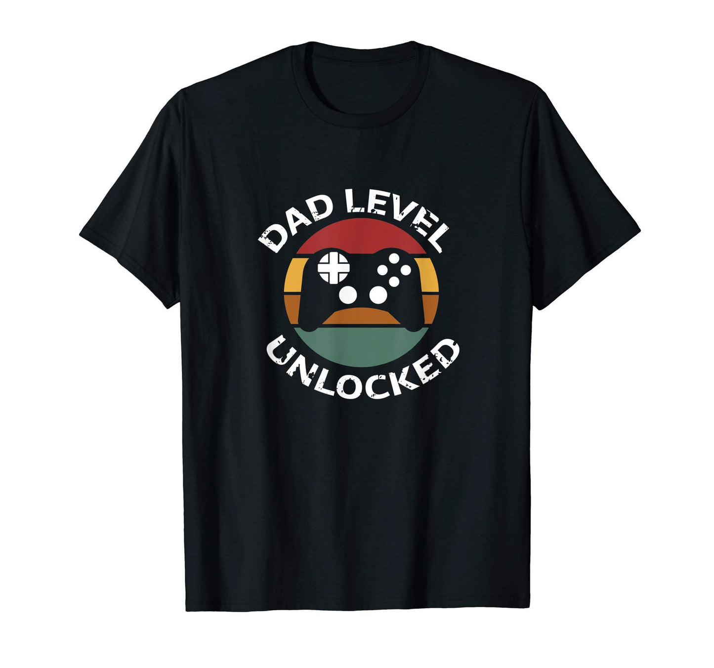 Dad Level Unlocked Games Controler T-Shirt - Graphic Print Men Women - T-Shirt, Sweatshirt, Hoodie