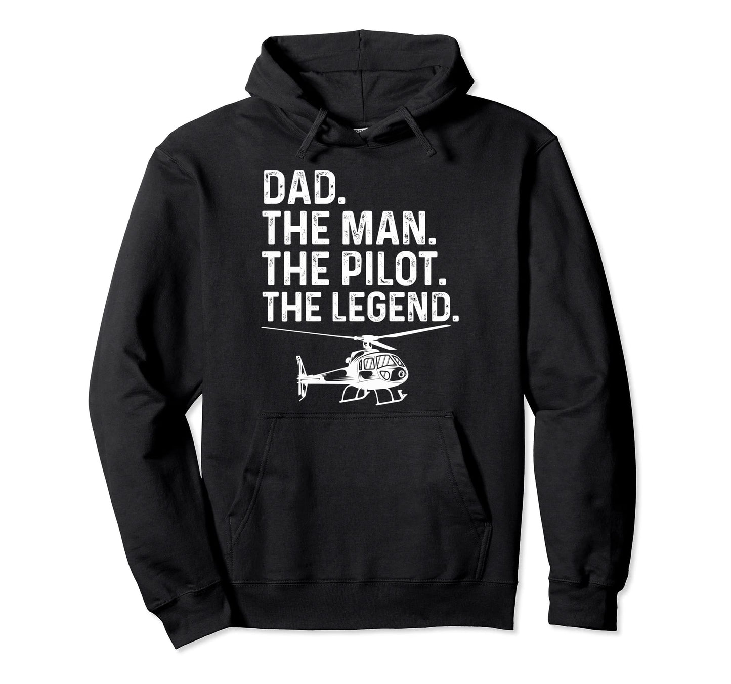 Funny Pilot Dad Pilot Legend Hoodie - Minimalist Print Unisex - T-Shirt, Sweatshirt, Hoodie