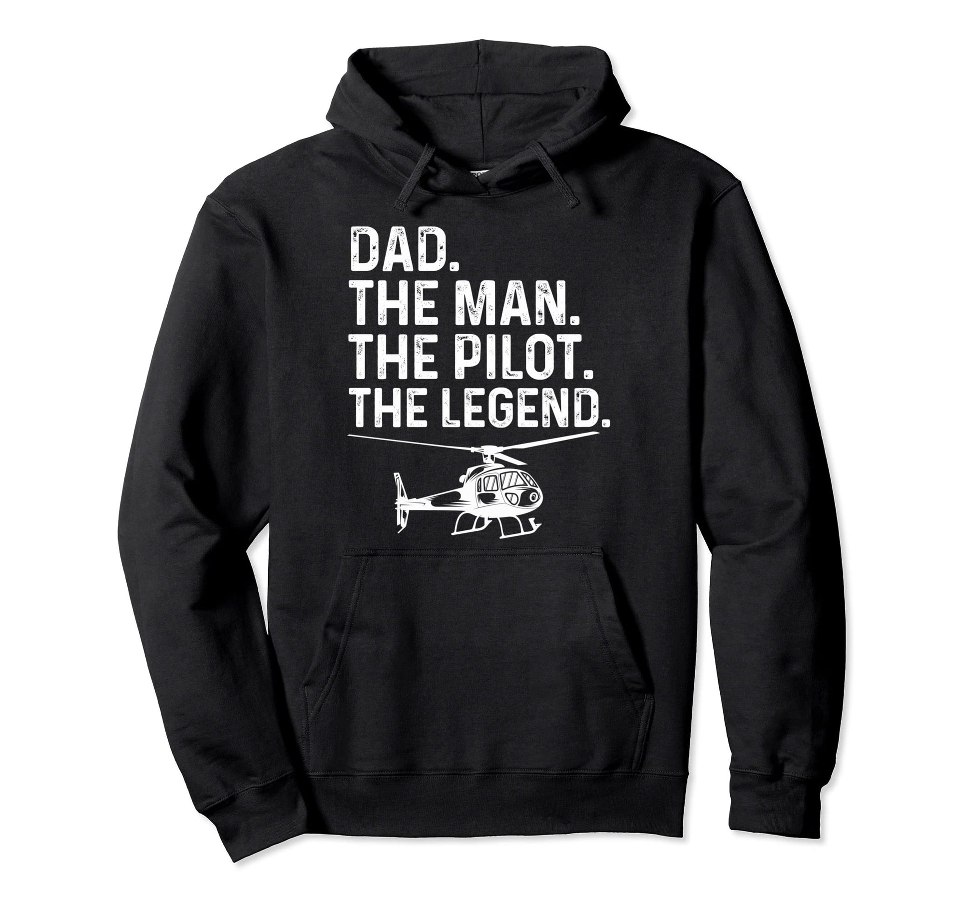 Funny Pilot Dad Pilot Legend Hoodie - Minimalist Print Unisex - T-Shirt, Sweatshirt, Hoodie