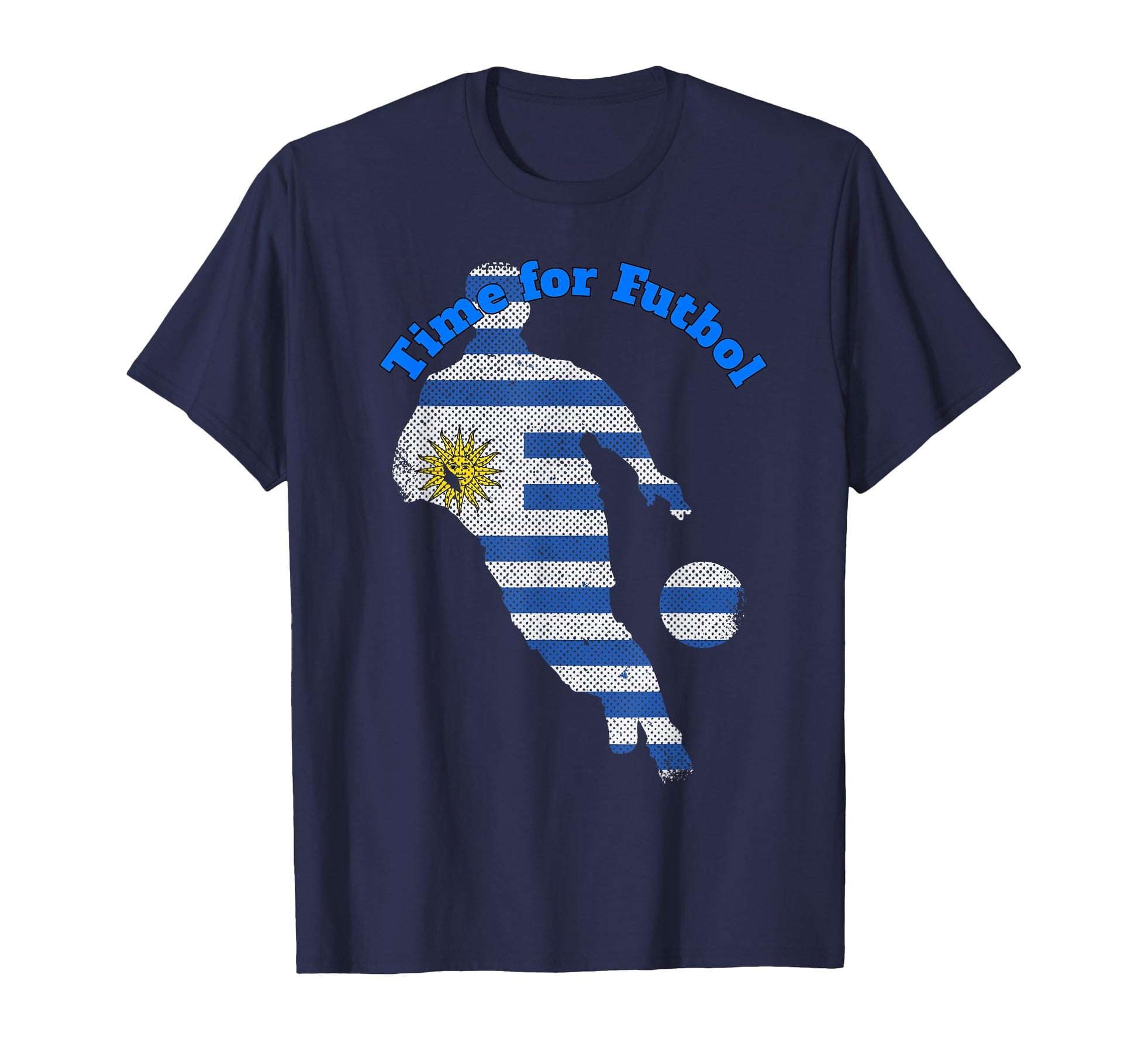 Time Futbol International Uruguay Soccer T-Shirt - Novelty Apparel Unisex - T-Shirt, Sweatshirt, Hoodie