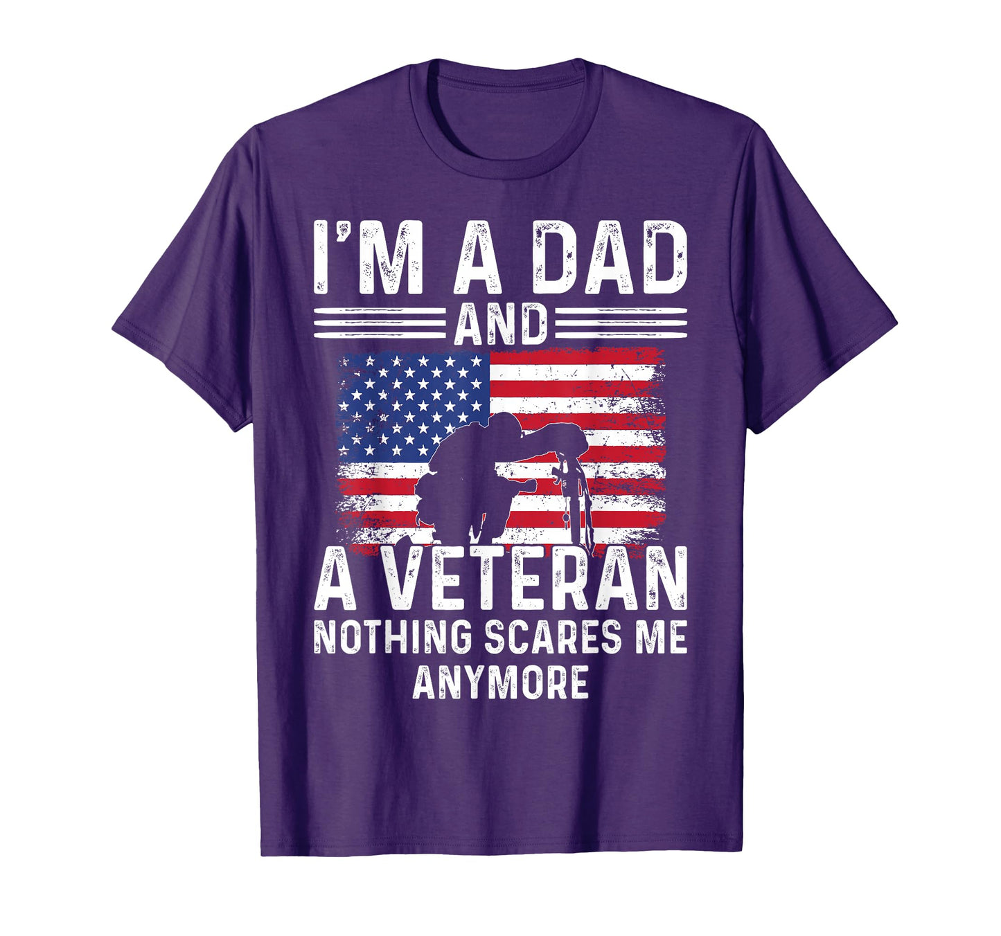 Patriotic Veterans Day Im Dad And T-Shirt - Aesthetic Graphic for Adults - T-Shirt, Sweatshirt, Hoodie