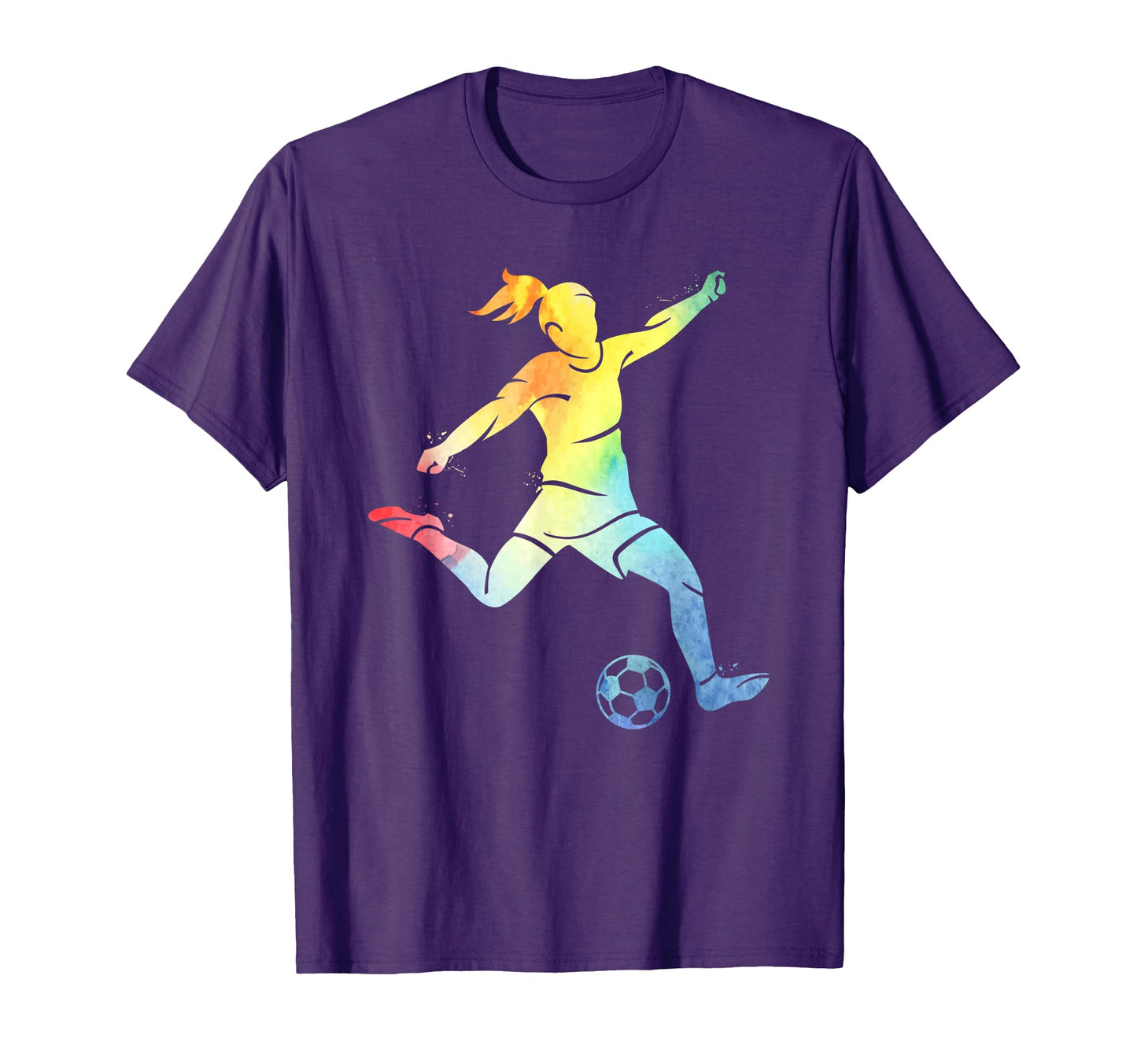 Playing Soccer Kicking Ball T-Shirt - Casual Everyday Wear Men Women - T-Shirt, Sweatshirt, Hoodie