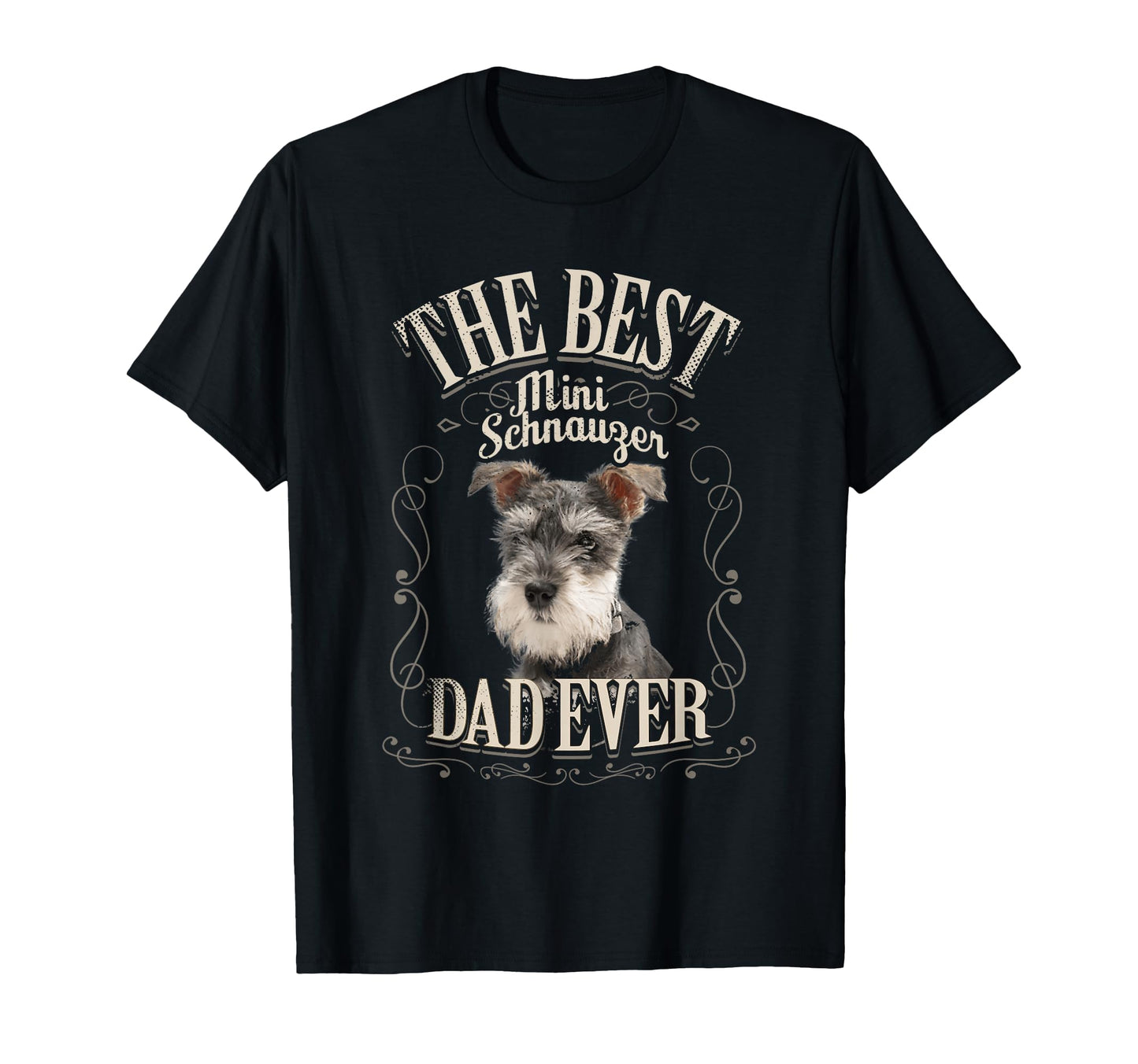 Best Mini Schnauzer Papa Aller T-Shirt - Novelty Apparel Men Women - T-Shirt, Sweatshirt, Hoodie