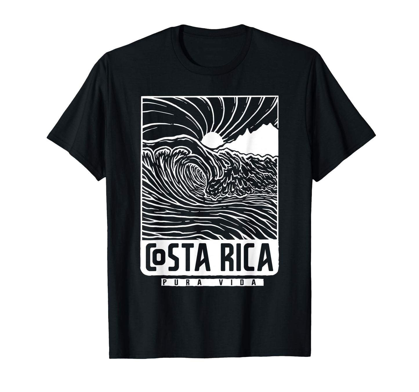 Costa Rica Pura Vida T-Shirt - Trendy Graphic Unisex - T-Shirt, Sweatshirt, Hoodie