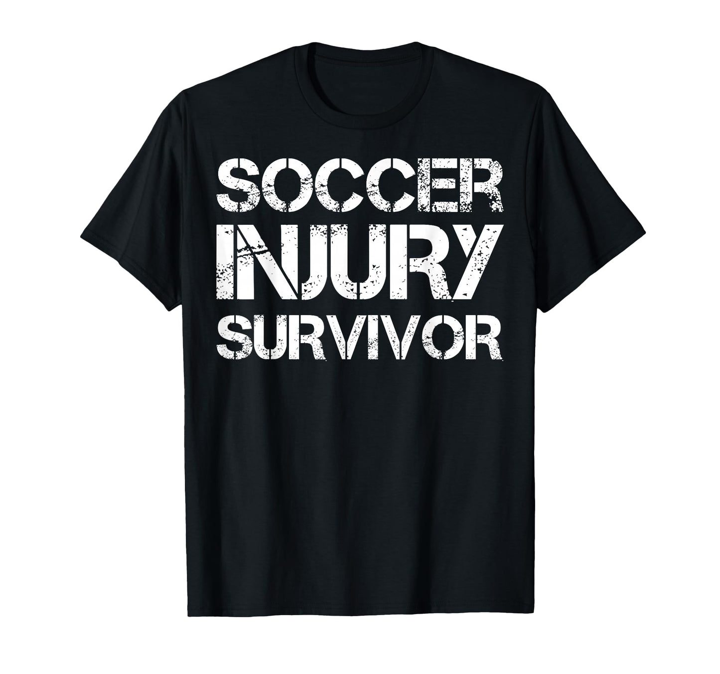 Soccer Injury Survivor T-Shirt - Fun Novelty Design for Adults - T-Shirt, Sweatshirt, Hoodie