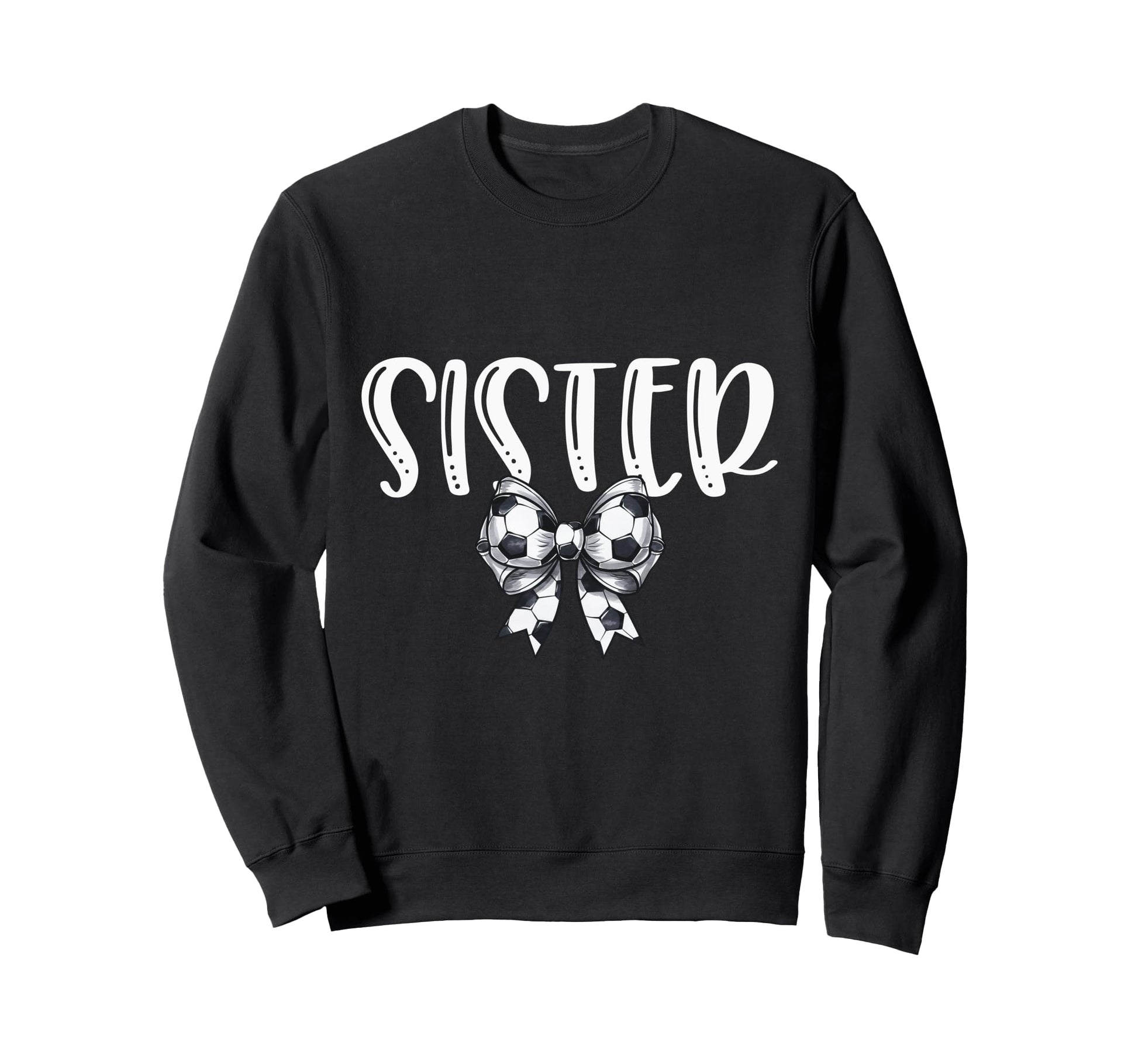 Coquette Soccer Sister Spirit Sweatshirt - Custom Art Print Unisex - T-Shirt, Sweatshirt, Hoodie