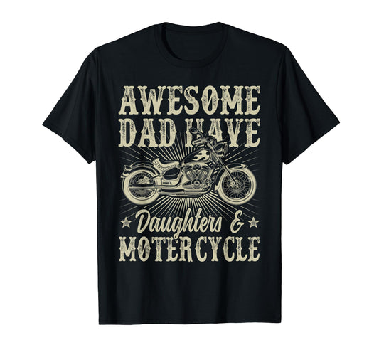 Awesome Dads Have Daughters And T-Shirt - Minimalist Print Unisex - T-Shirt, Sweatshirt, Hoodie
