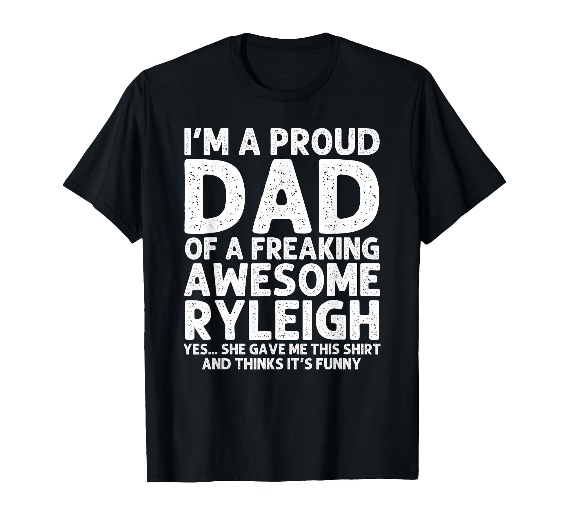 Custom Birthday Son Daughter Him Dad T-Shirt - Minimalist Print for Adults - T-Shirt, Sweatshirt, Hoodie
