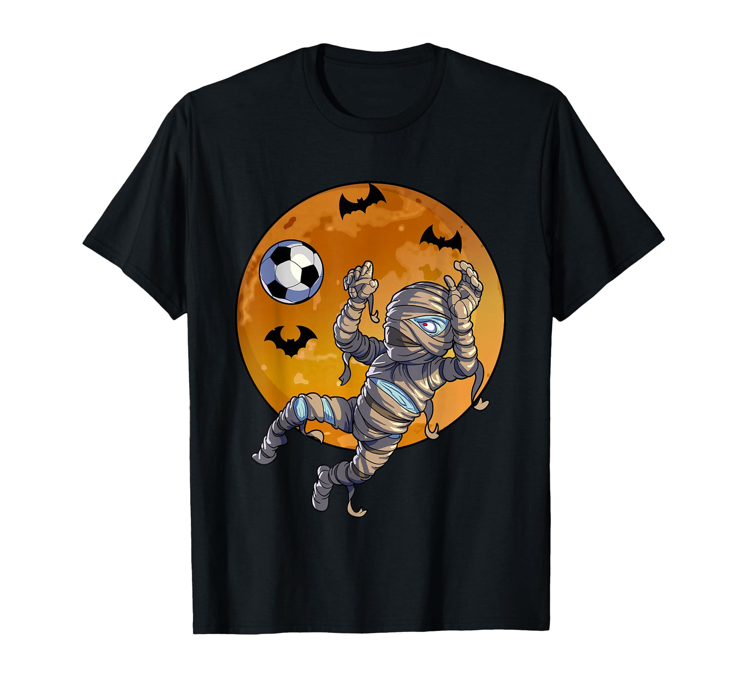 Soccer Mummy Halloween Soccer Halloween T-Shirt - Minimalist Print Unisex - T-Shirt, Sweatshirt, Hoodie