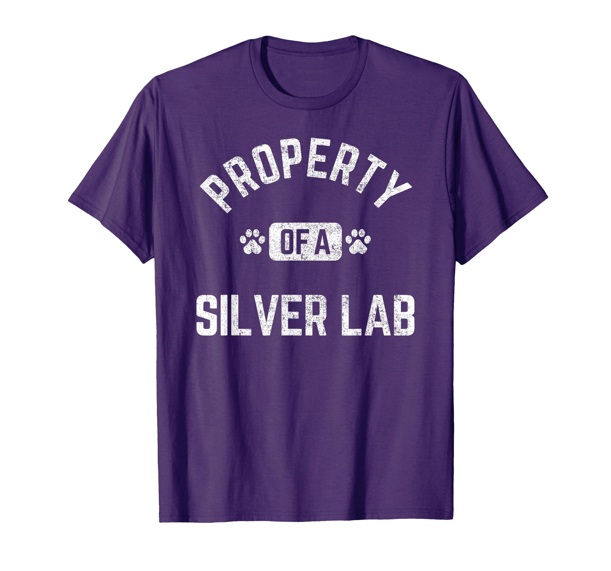 Property Silver Lab Labrador Lover T-Shirt - Novelty Apparel Unisex - T-Shirt, Sweatshirt, Hoodie