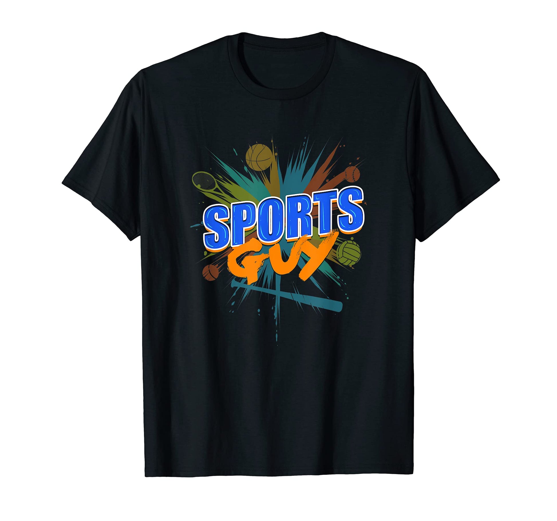 Sports Guy Love All Sports Soccer T-Shirt - Fun Novelty Design Men Women - T-Shirt, Sweatshirt, Hoodie