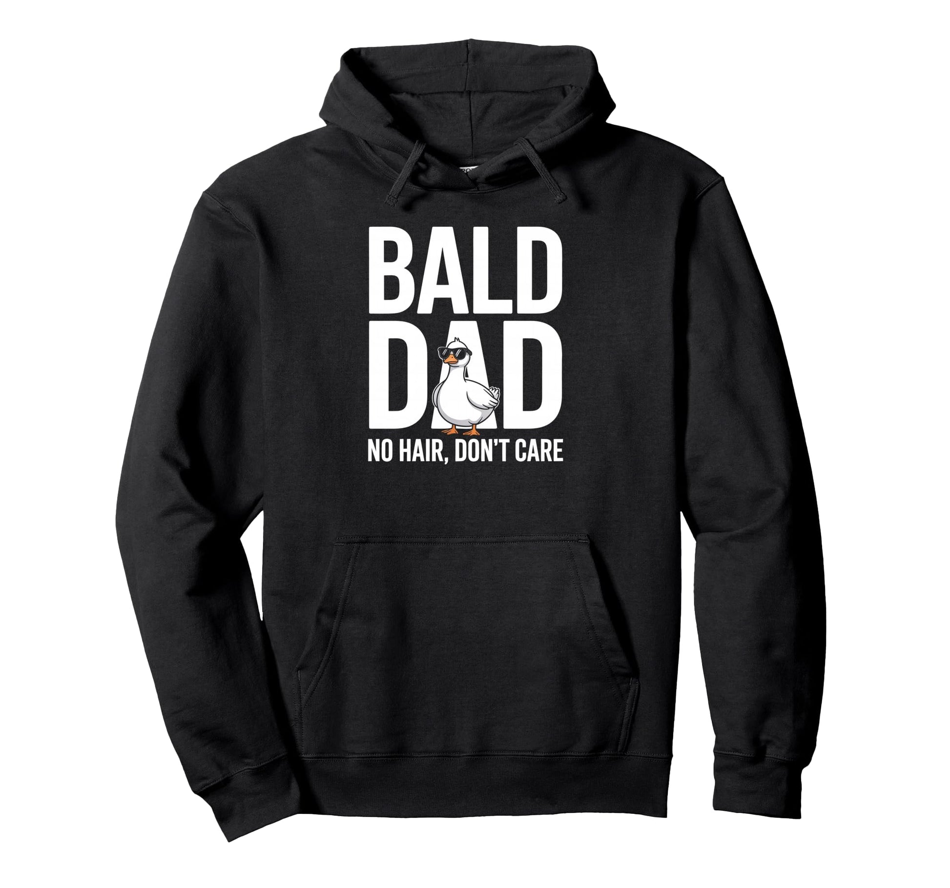 Funny Bald Dad No Hair Dont Care Fathers Hoodie - Unique Graphic Men Women - T-Shirt, Sweatshirt, Hoodie