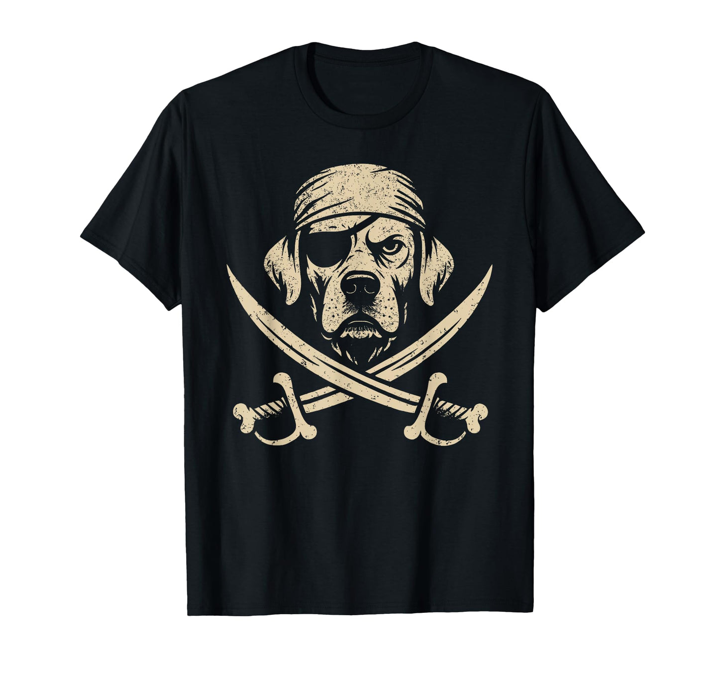 Pirate Labrador Crossbones Dog Lover T-Shirt - Graphic Print Men Women - T-Shirt, Sweatshirt, Hoodie
