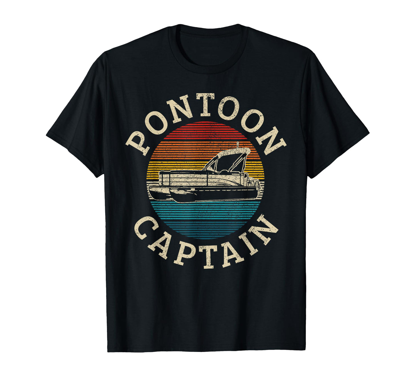 Pontoon Captain Pontoon Boating Boating T-Shirt - Trendy Graphic for Adults - T-Shirt, Sweatshirt, Hoodie