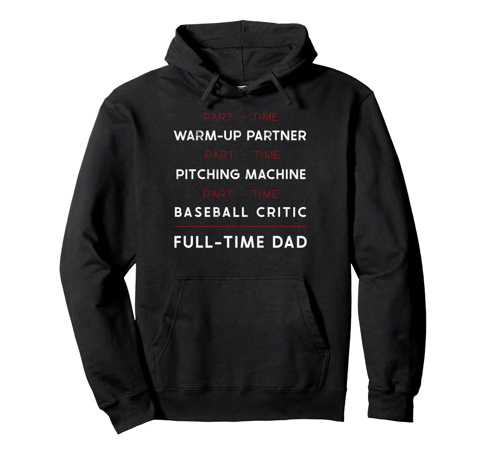 Warm Up Partner Pitching Machine Hoodie - Graphic Print for Adults - T-Shirt, Sweatshirt, Hoodie