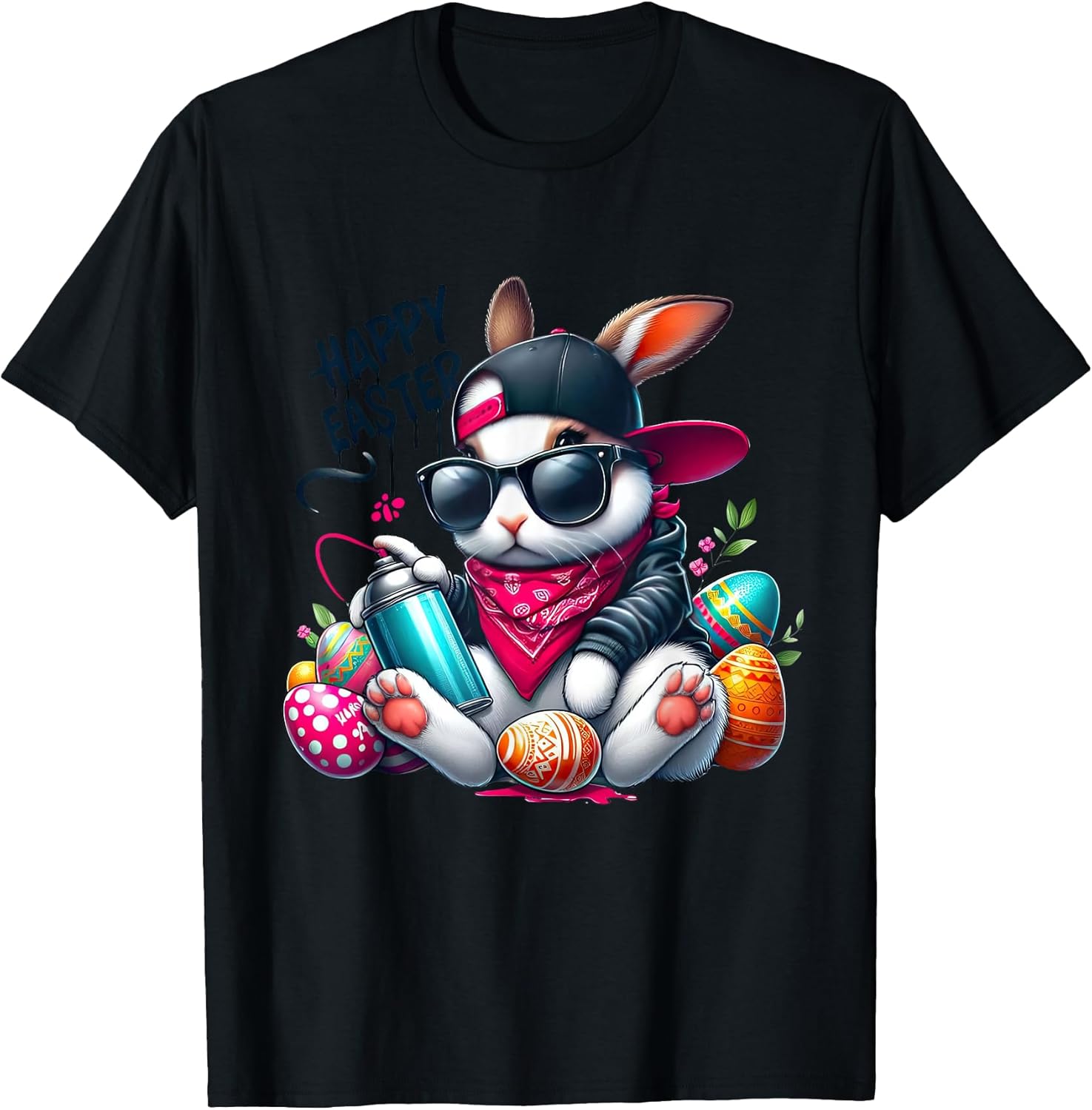 Happy Easter Cool Bunny Sunglasses Man Woman Kids Unisex T-shirt, Sweatshirt, Hoodie, Long Sleeve Tee - T-Shirt, Sweatshirt, Hoodie